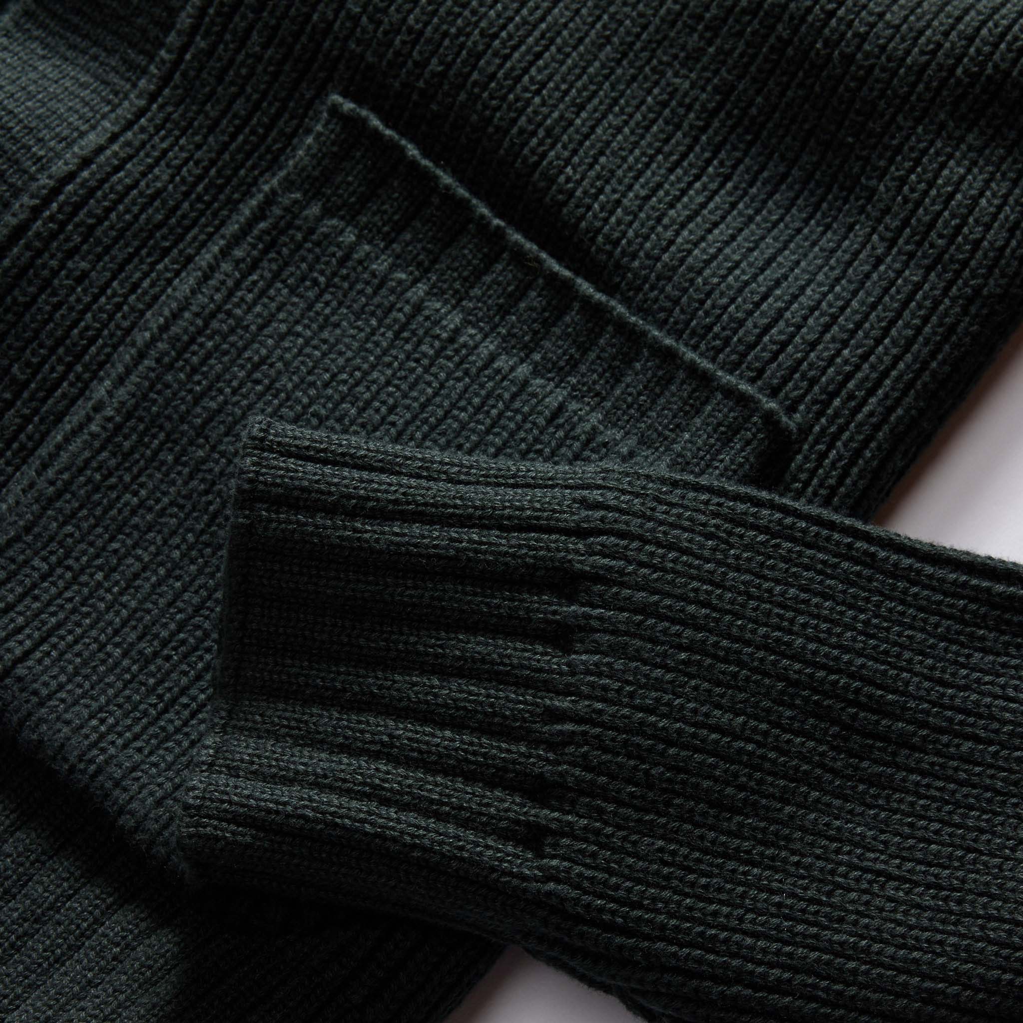 The Harbor Sweater Jacket in Black Pine Heather - Image 7