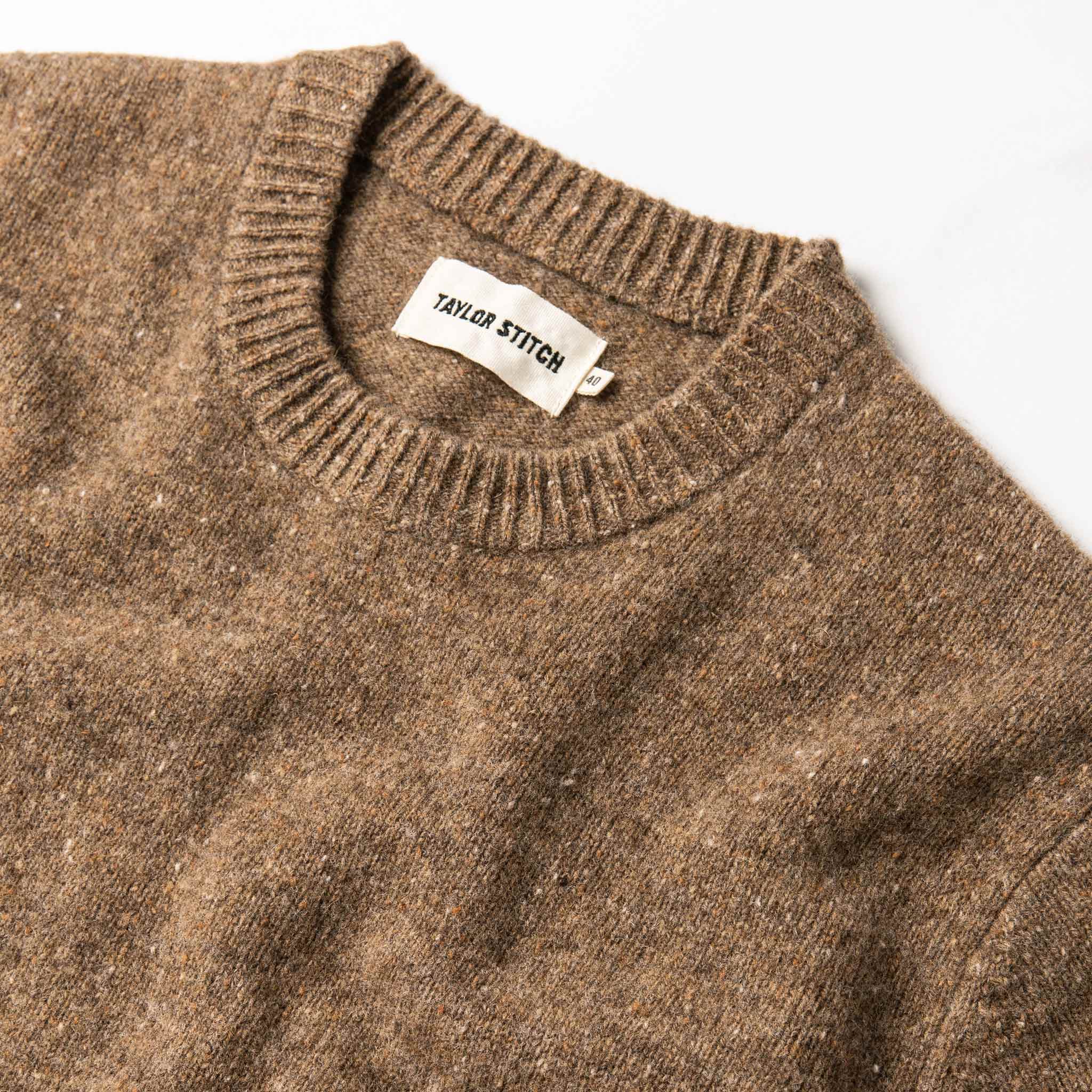 The Hardtack Sweater in Oak Donegal - Image 7