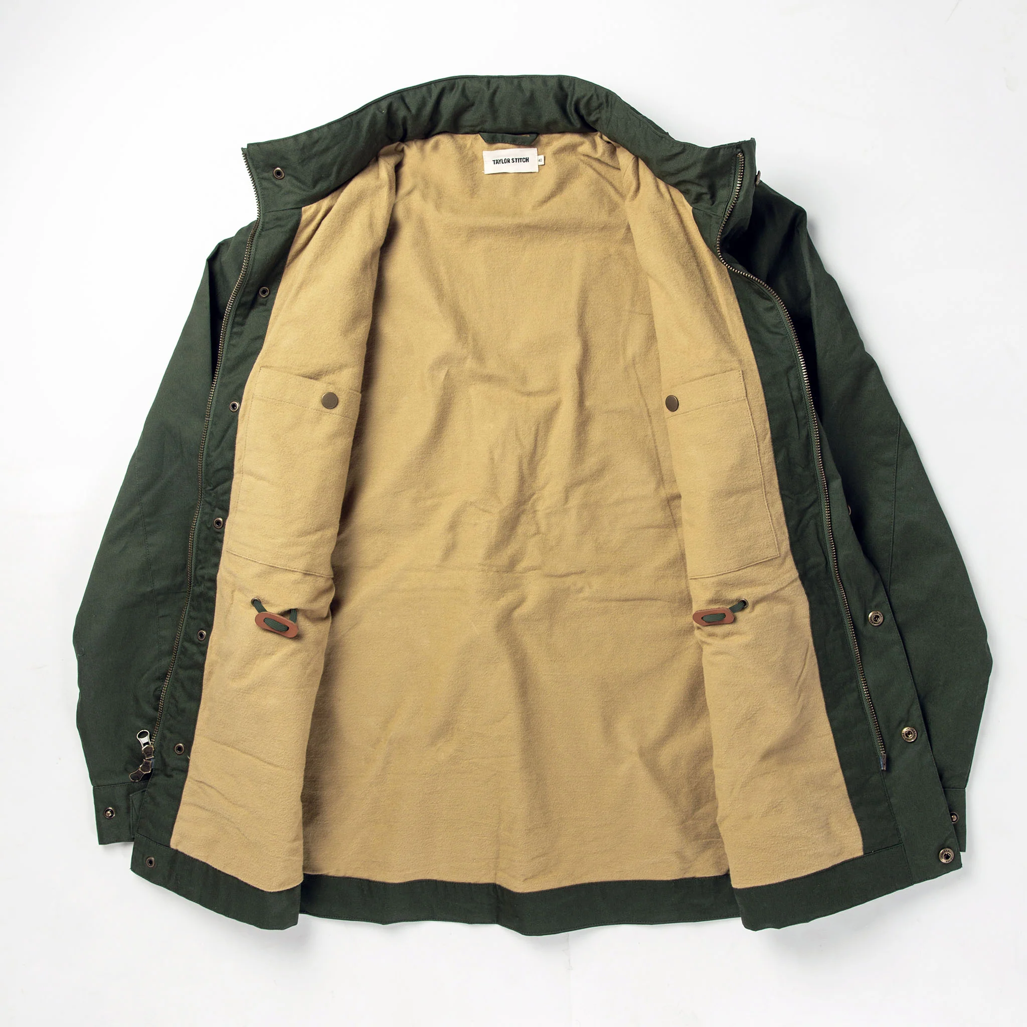 The Harris Jacket in Forest Dry Wax - Image 12