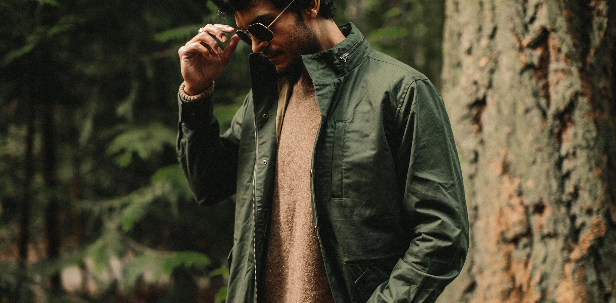 The Harris Jacket in Forest Dry Wax - Image 13