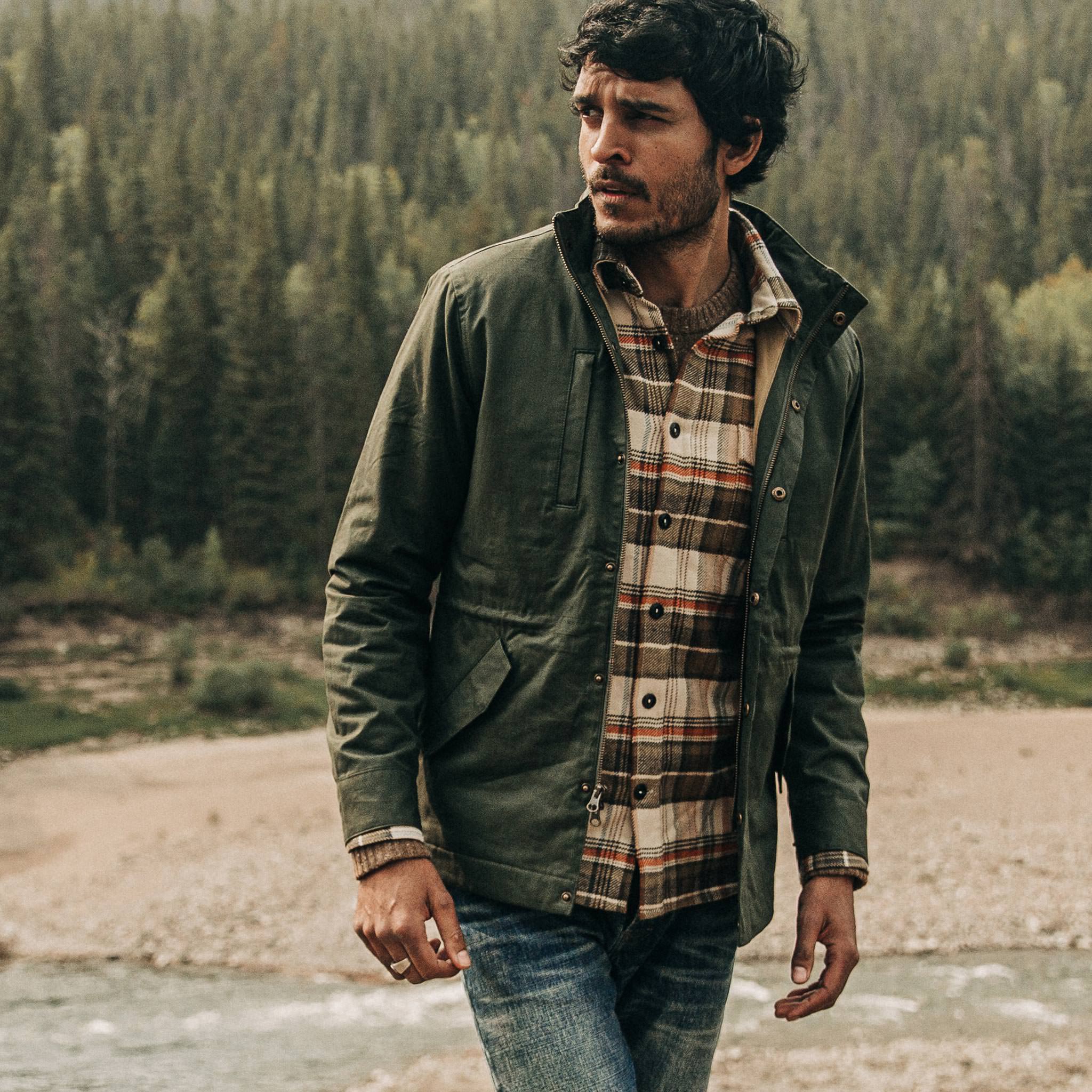 The Harris Jacket in Forest Dry Wax - Image 4