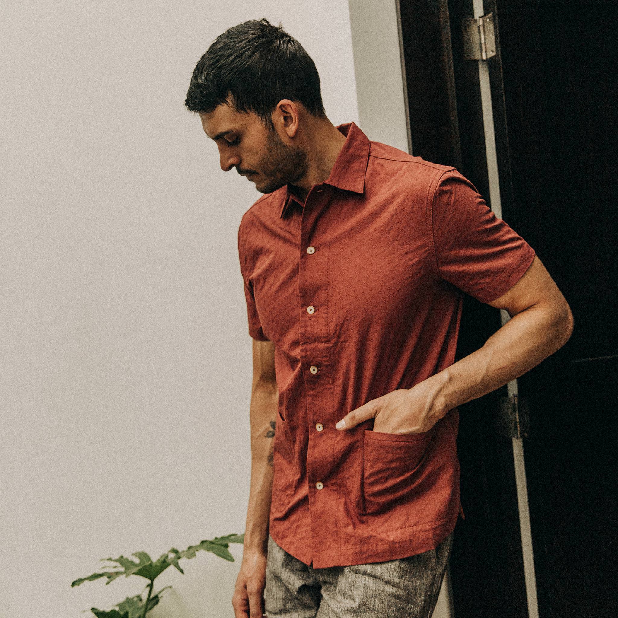 The Havana in Rusted Floral Jacquard - Image 2
