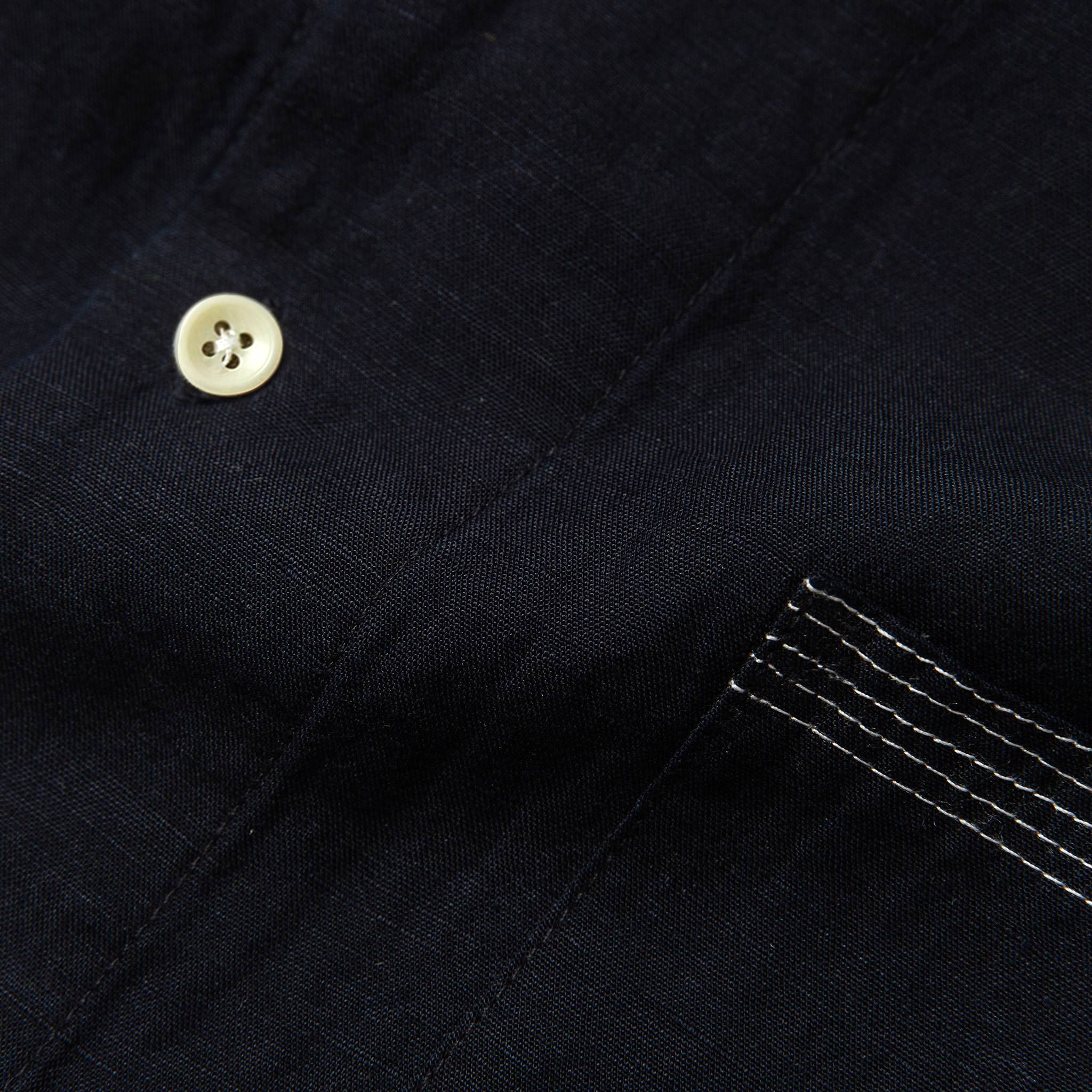 The Short Sleeve Hawthorne in Navy and Natural - Image 6