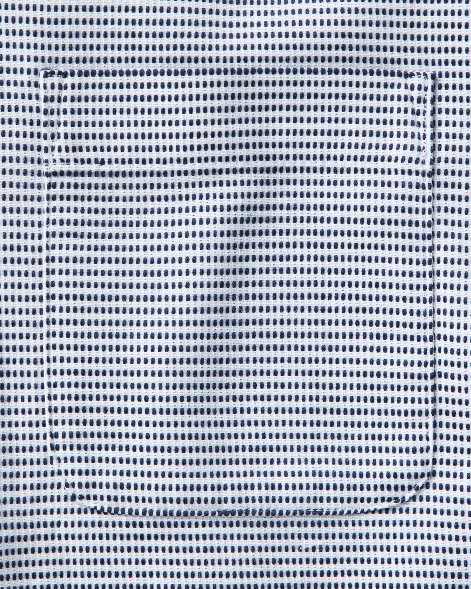 The Hawthorne Shirt in Blue Pin Dot Dobby - Image 5