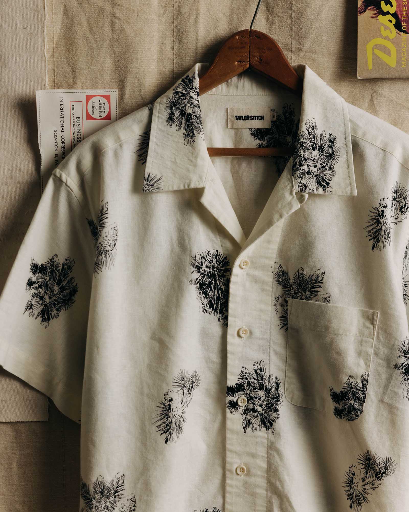 The Hawthorne Shirt in Cactus Sketch - Image 2
