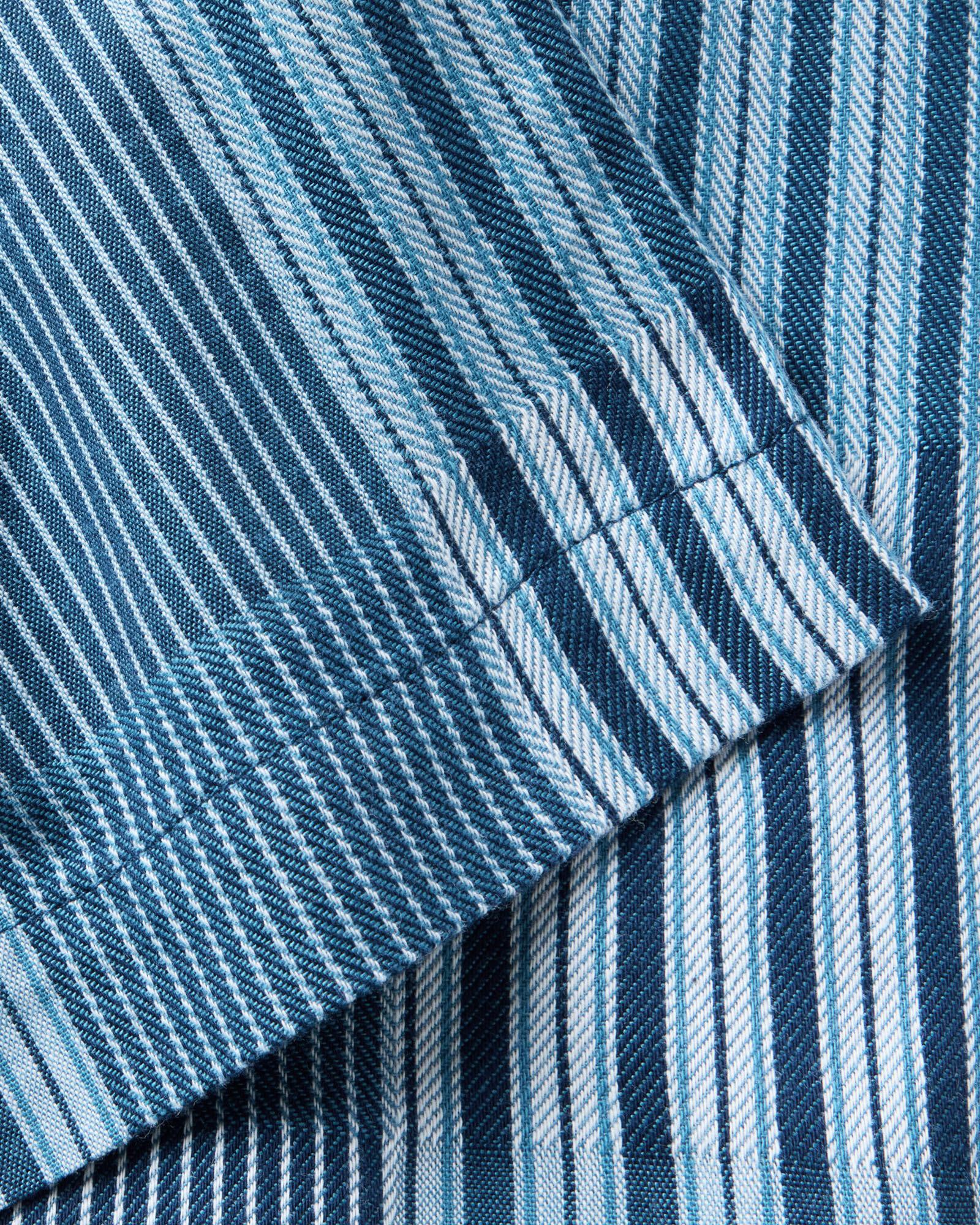 The Hawthorne Shirt in Indigo Patchwork - Image 6