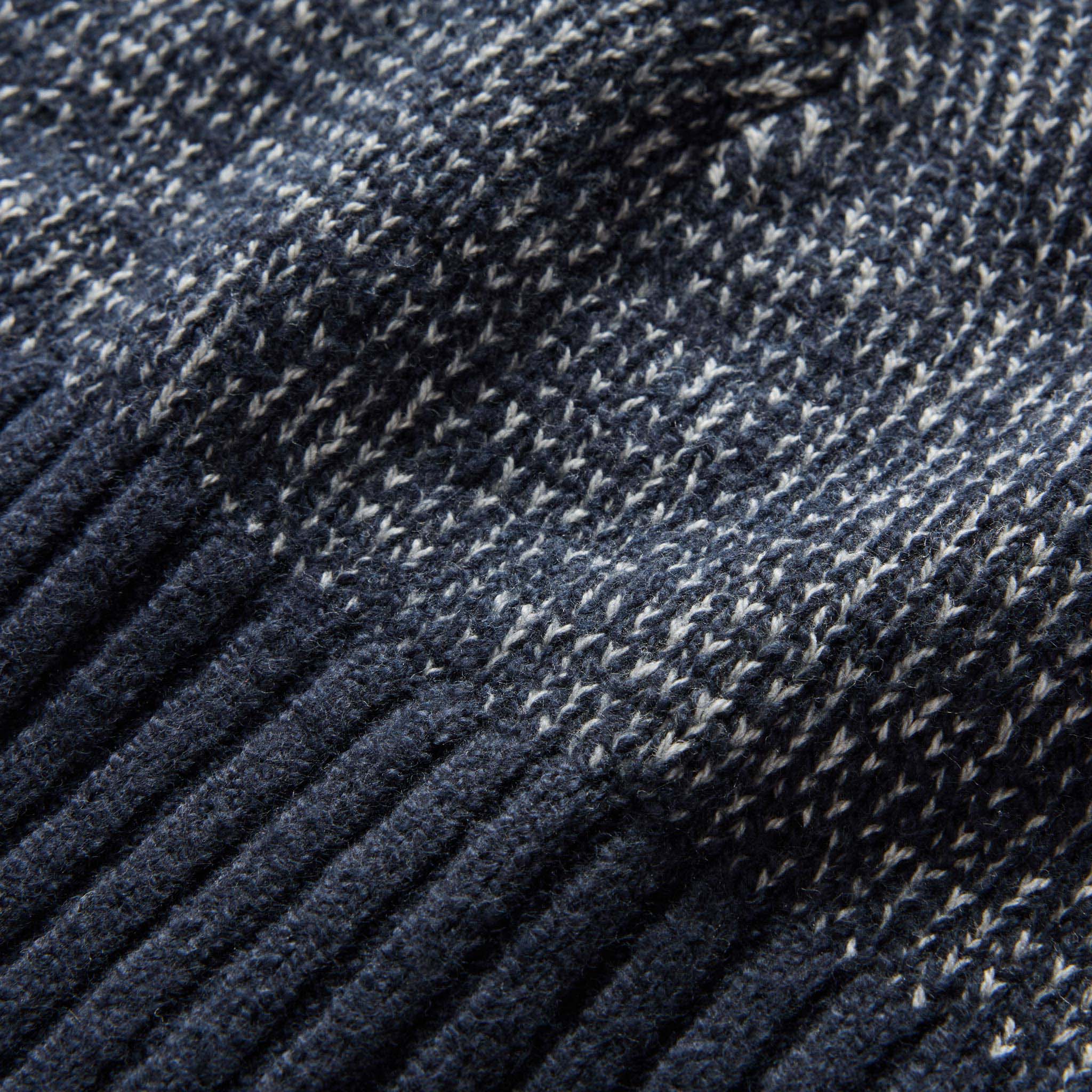 The Headland Beanie in Dark Navy - Image 6