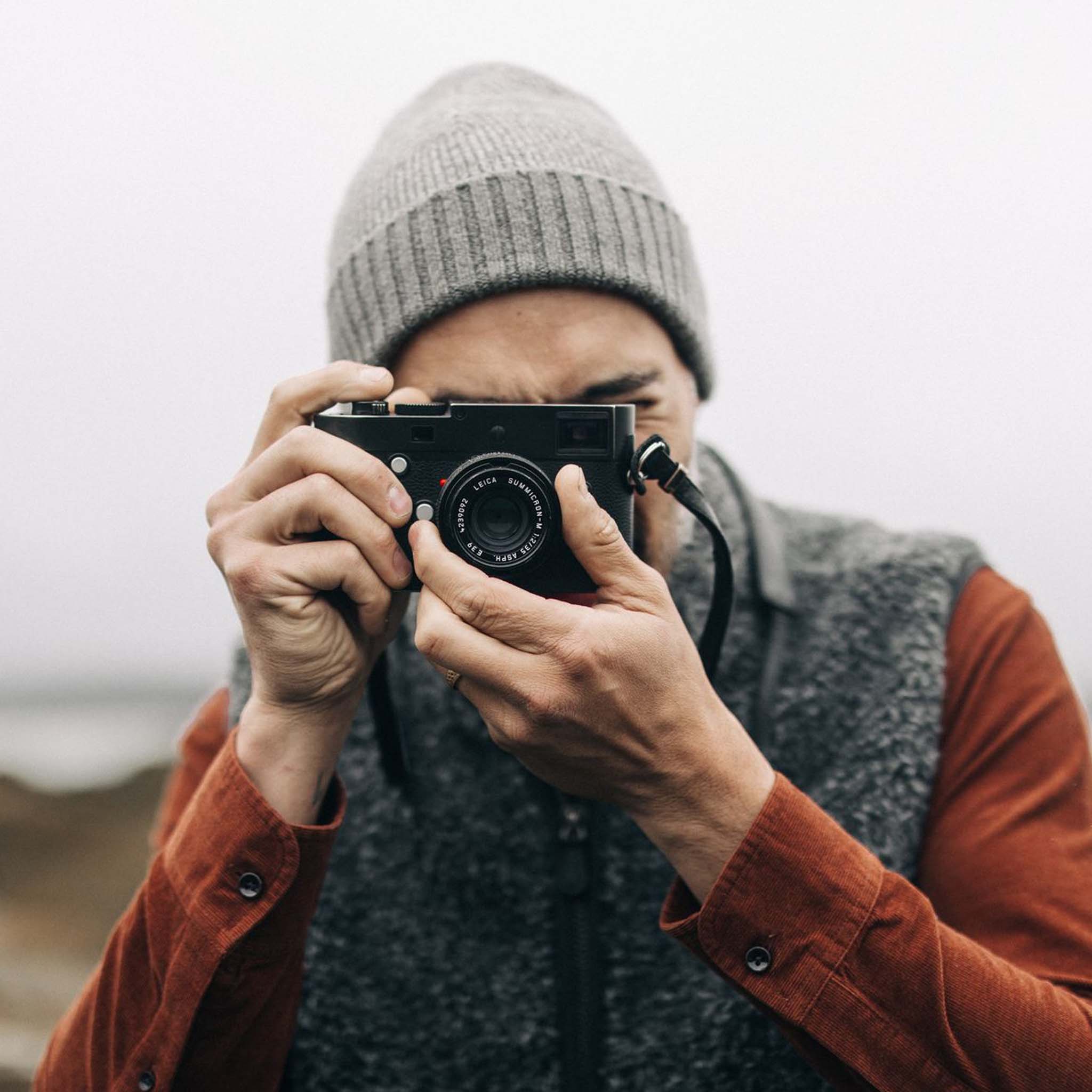The Headland Beanie in Warm Grey - Image 3