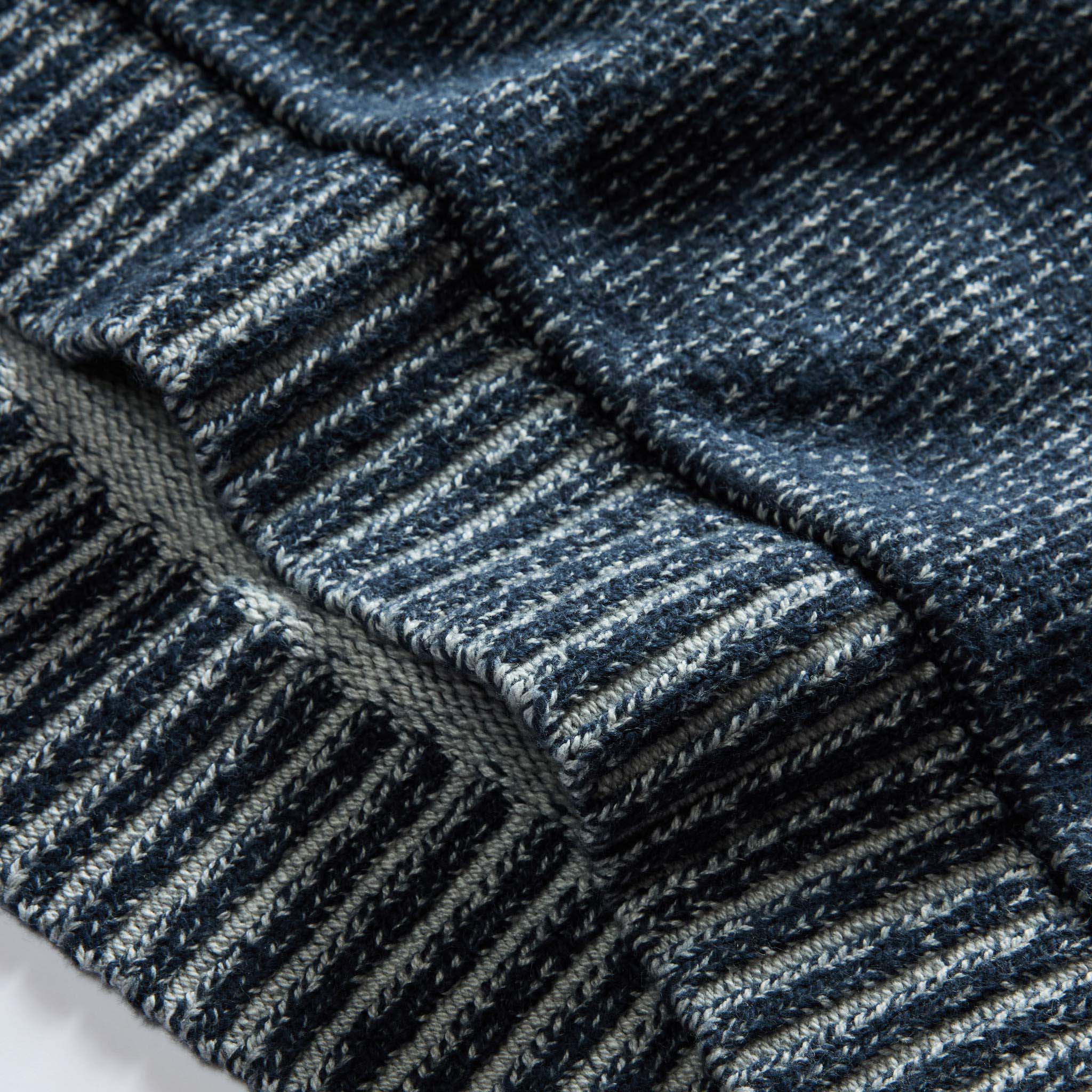 The Headland Pullover Sweater in Marled Navy - Image 8