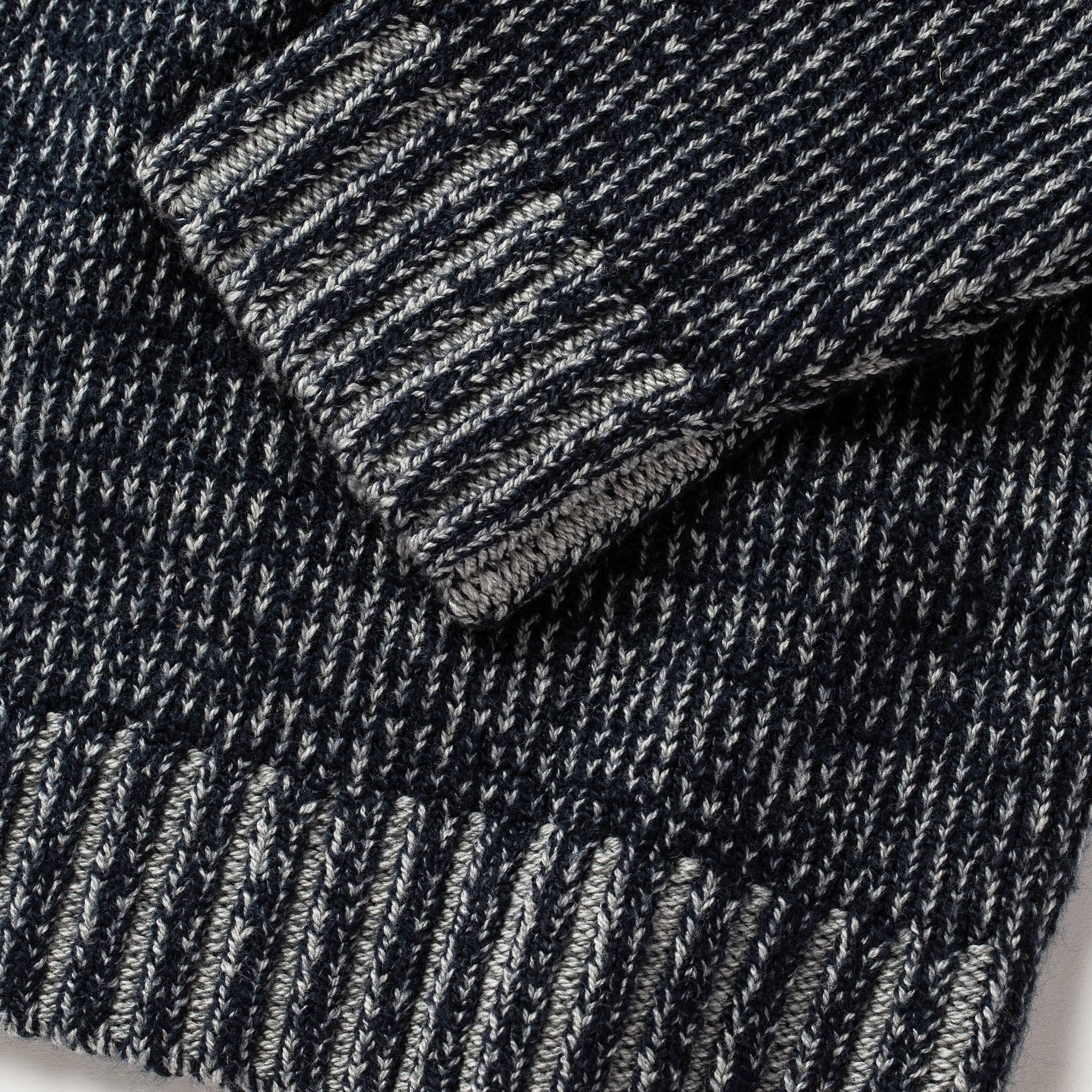 The Headland Sweater in Marled Navy - Image 7