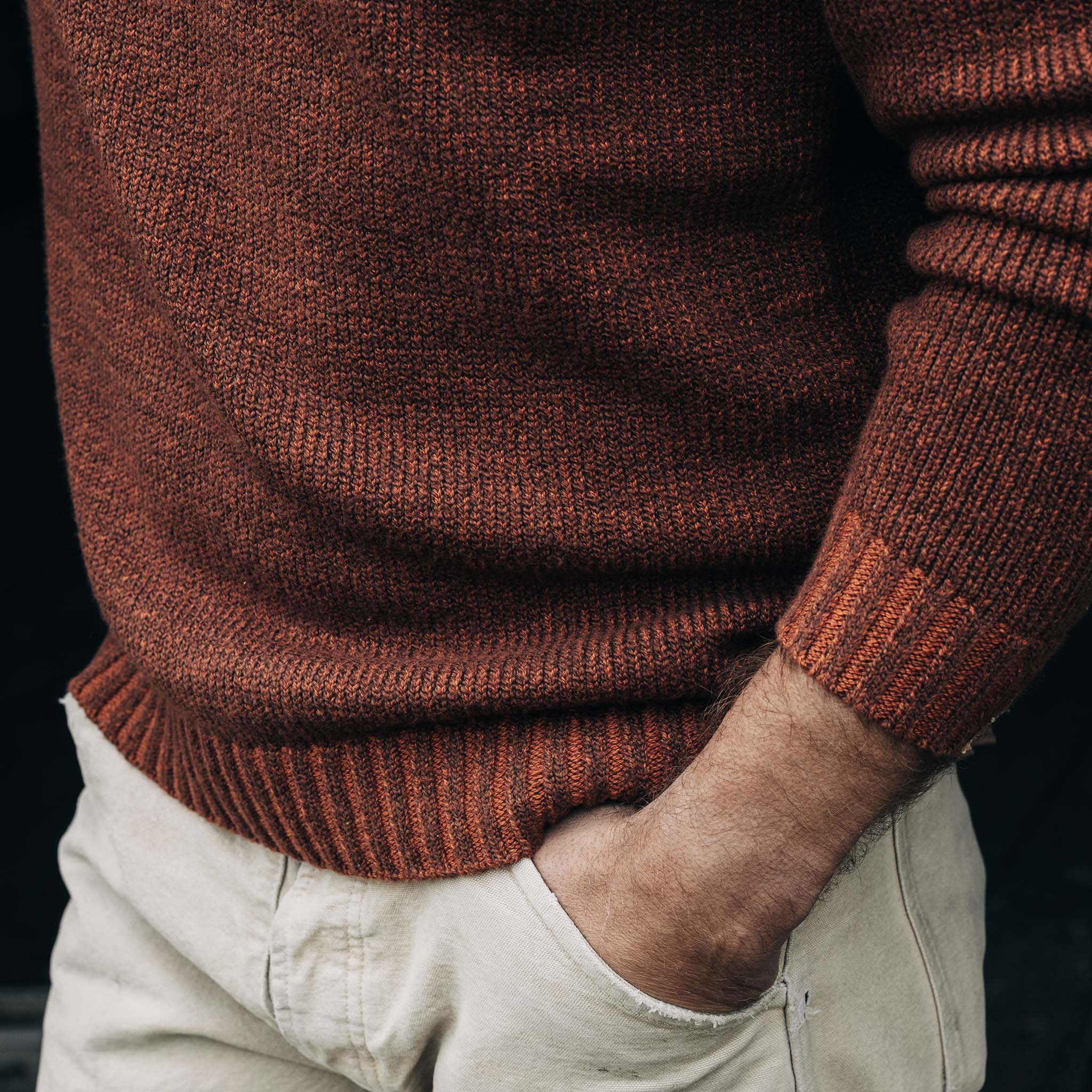 The Headland Sweater in Spiced Rum - Image 3