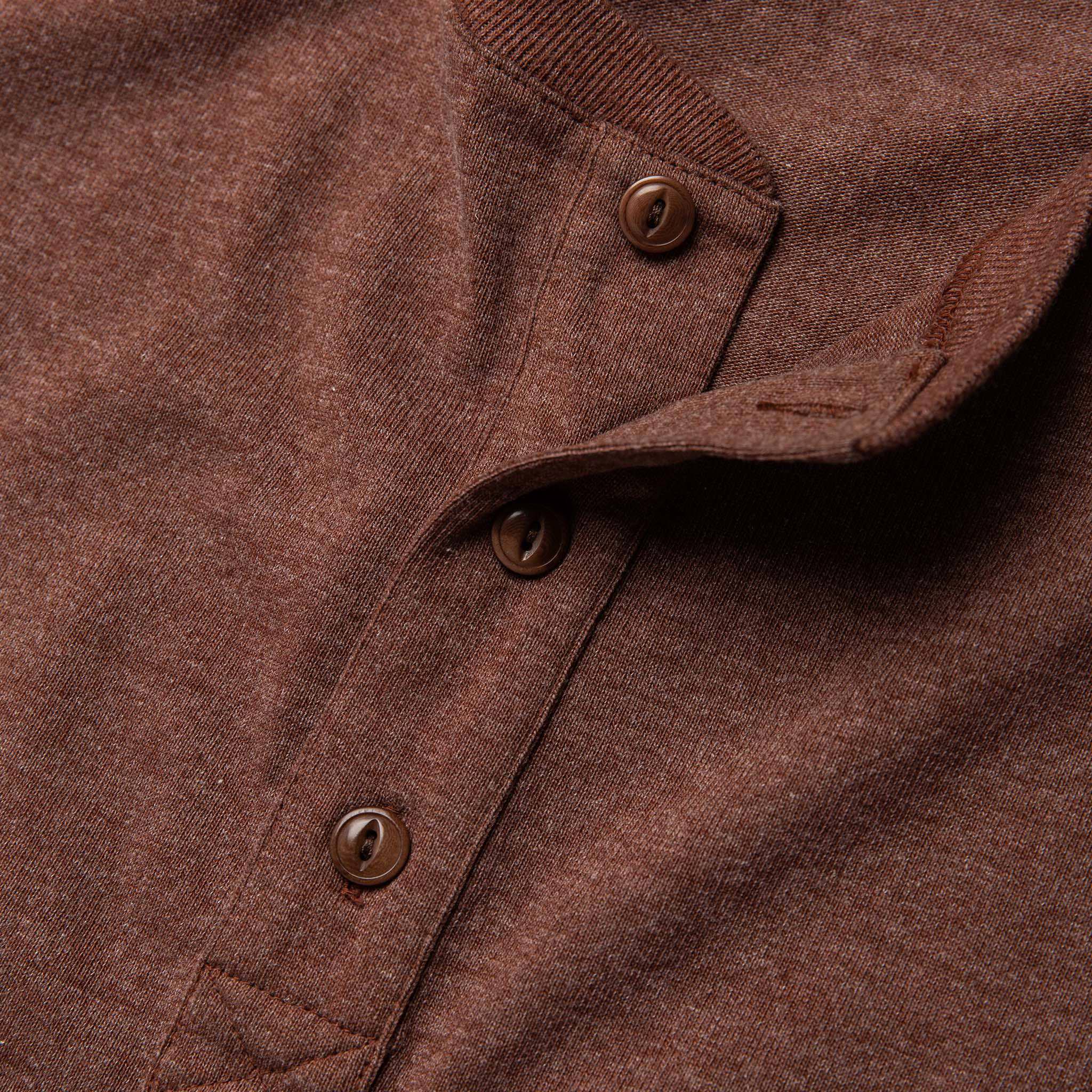The Heavy Bag Henley in Timber - Image 5