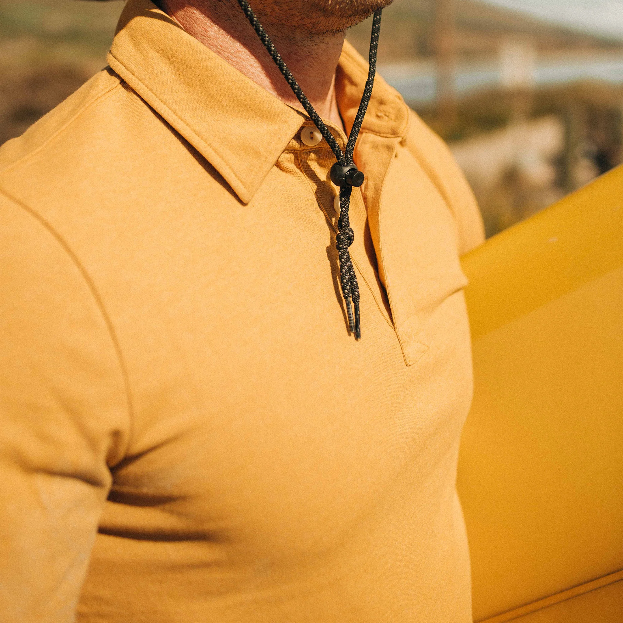 The Heavy Bag Polo in Gold - Image 4