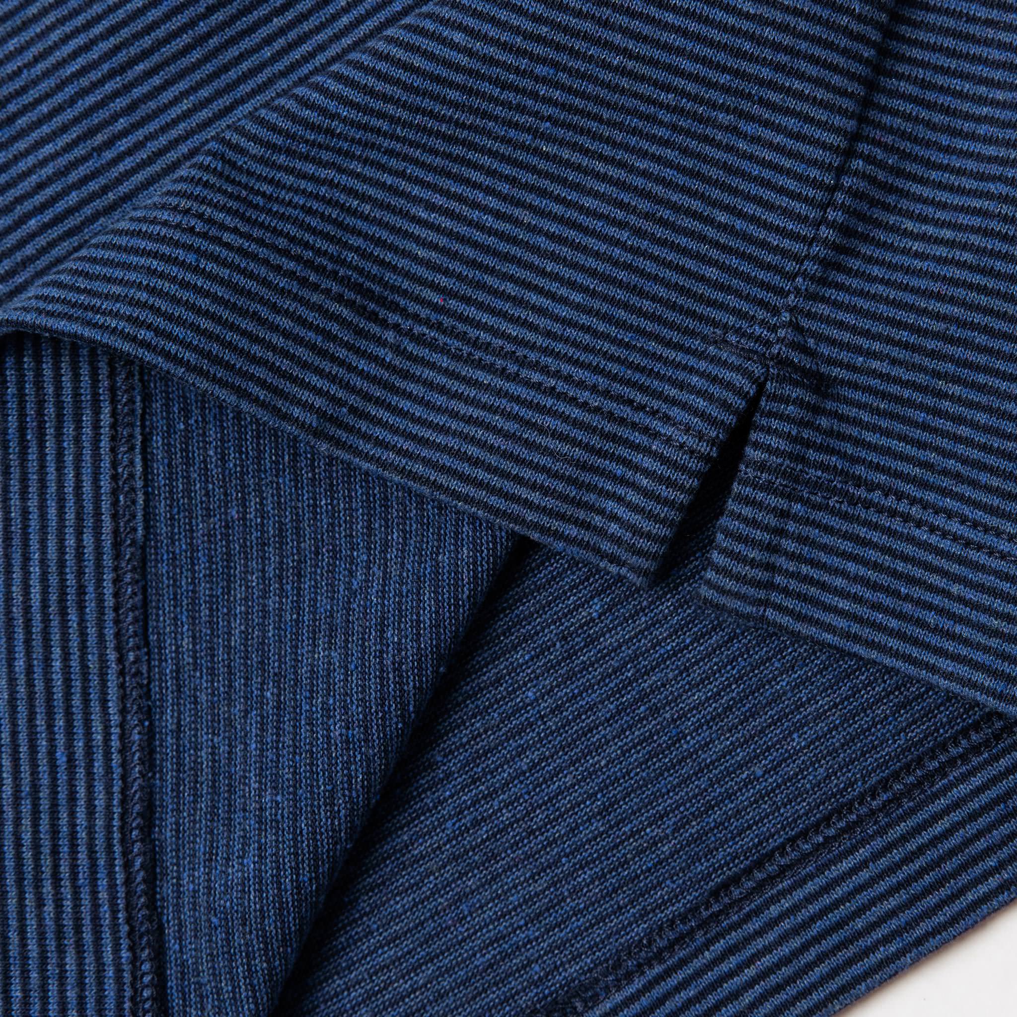 The Heavy Bag Polo in Navy Stripe - Image 8