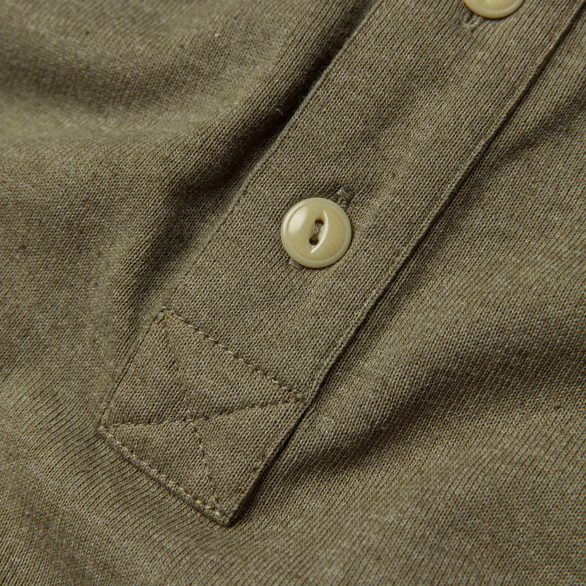 The Heavy Bag Polo in Olive - Image 6