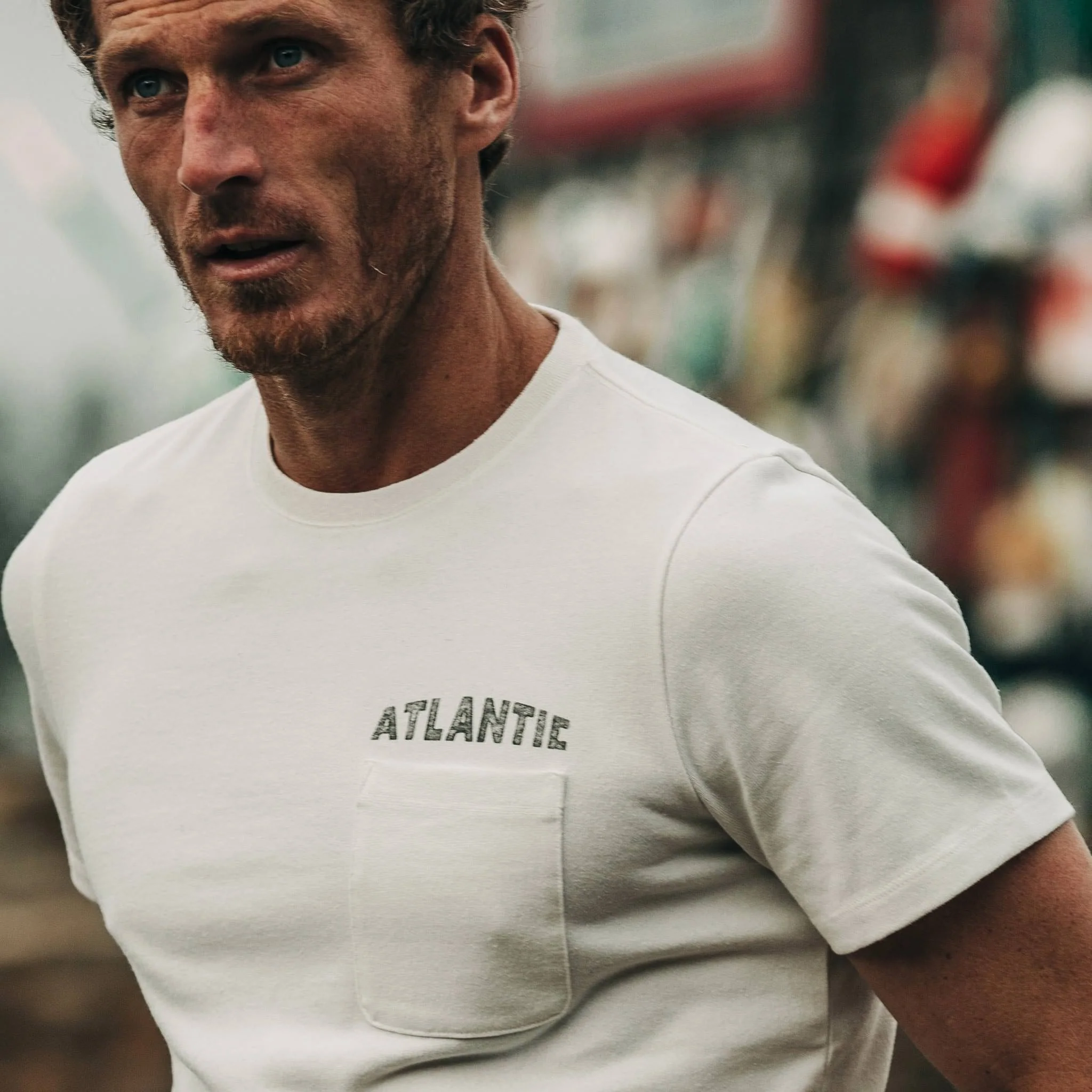 The Heavy Bag Tee in Atlantic - Image 3