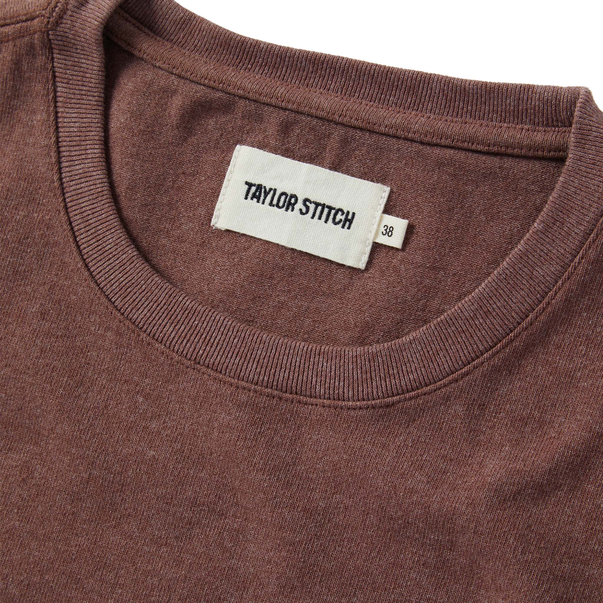 The Heavy Bag Tee in Burgundy - Image 6