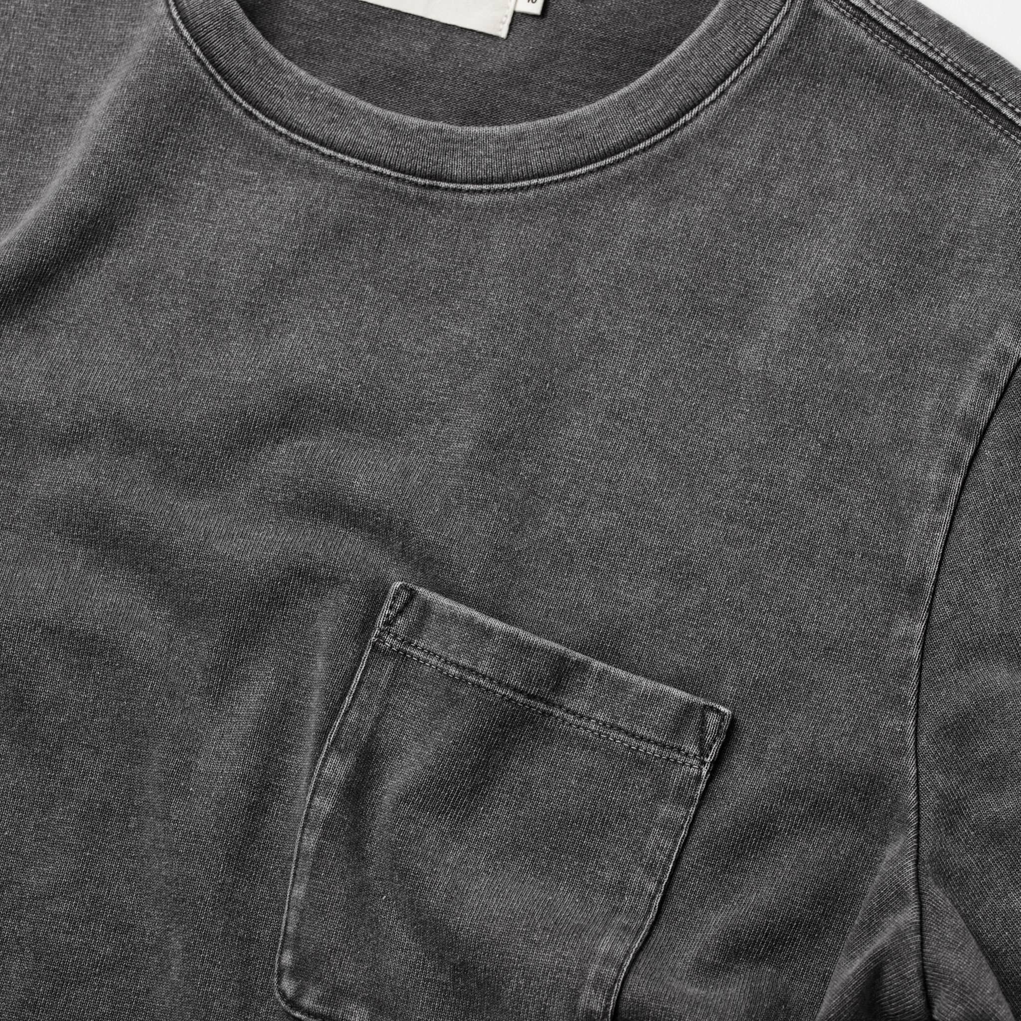 The Heavy Bag Tee in Charcoal - Image 4