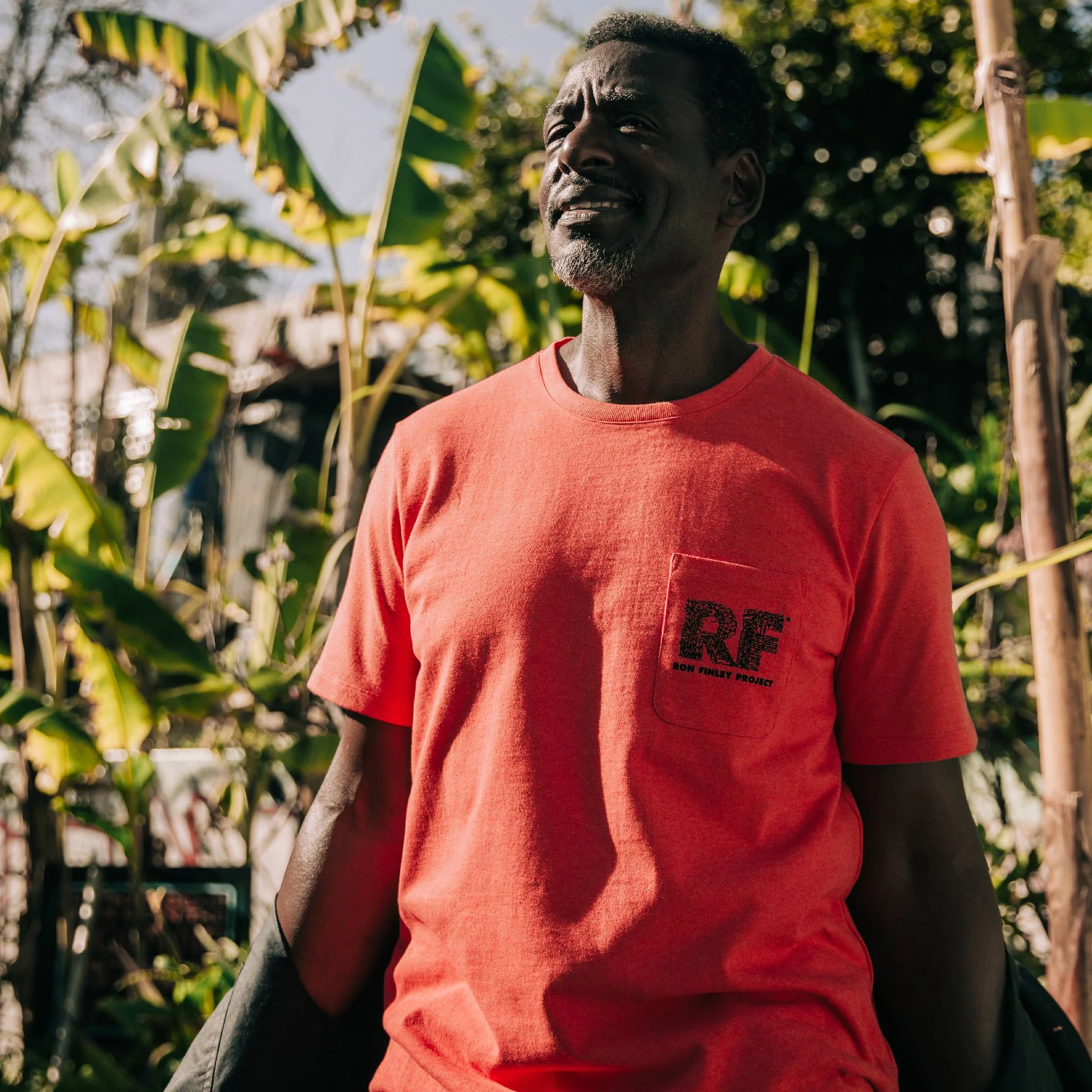 The Heavy Bag Tee in Hibiscus - Image 2