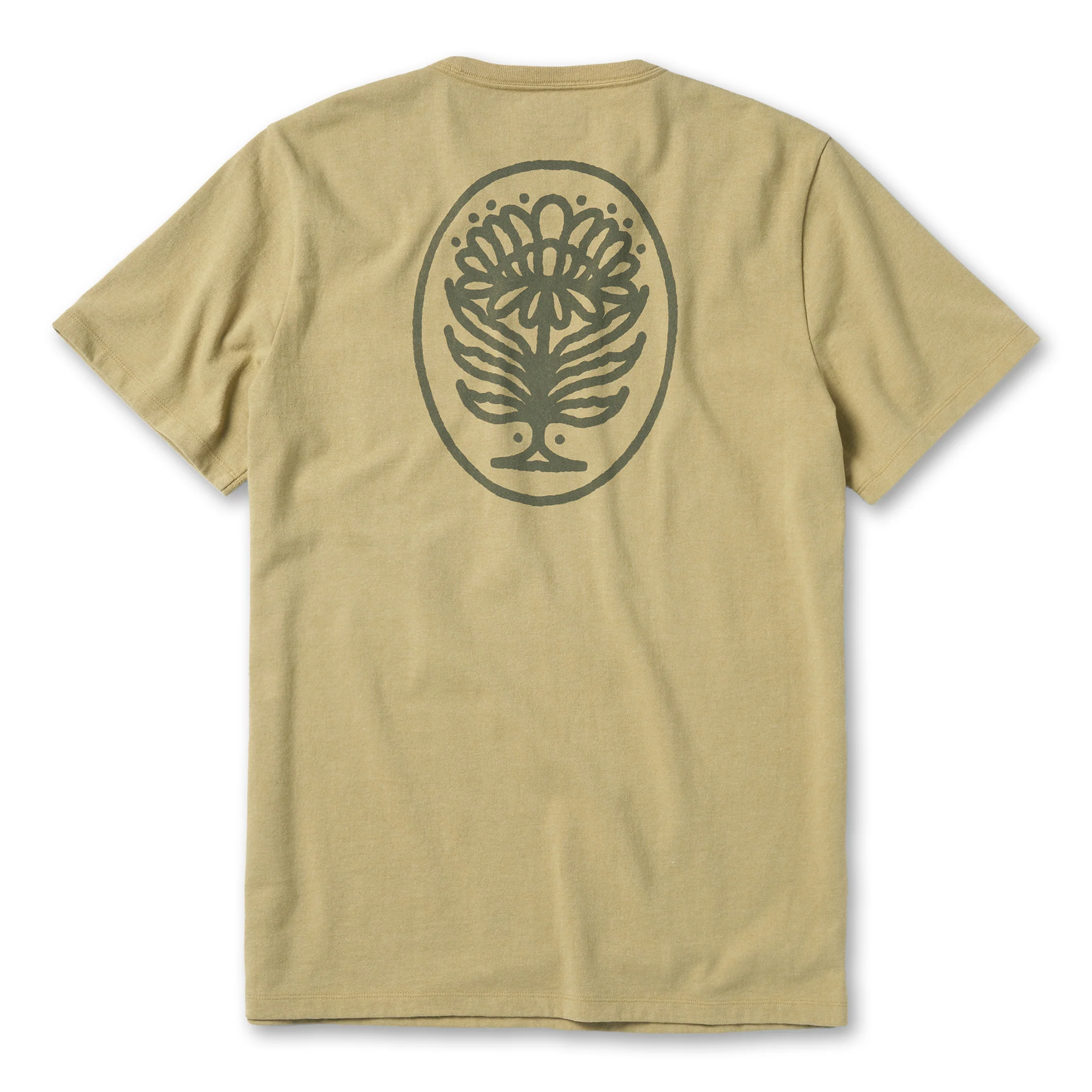 The Heavy Bag Tee in Khaki Dahlia - Image 6
