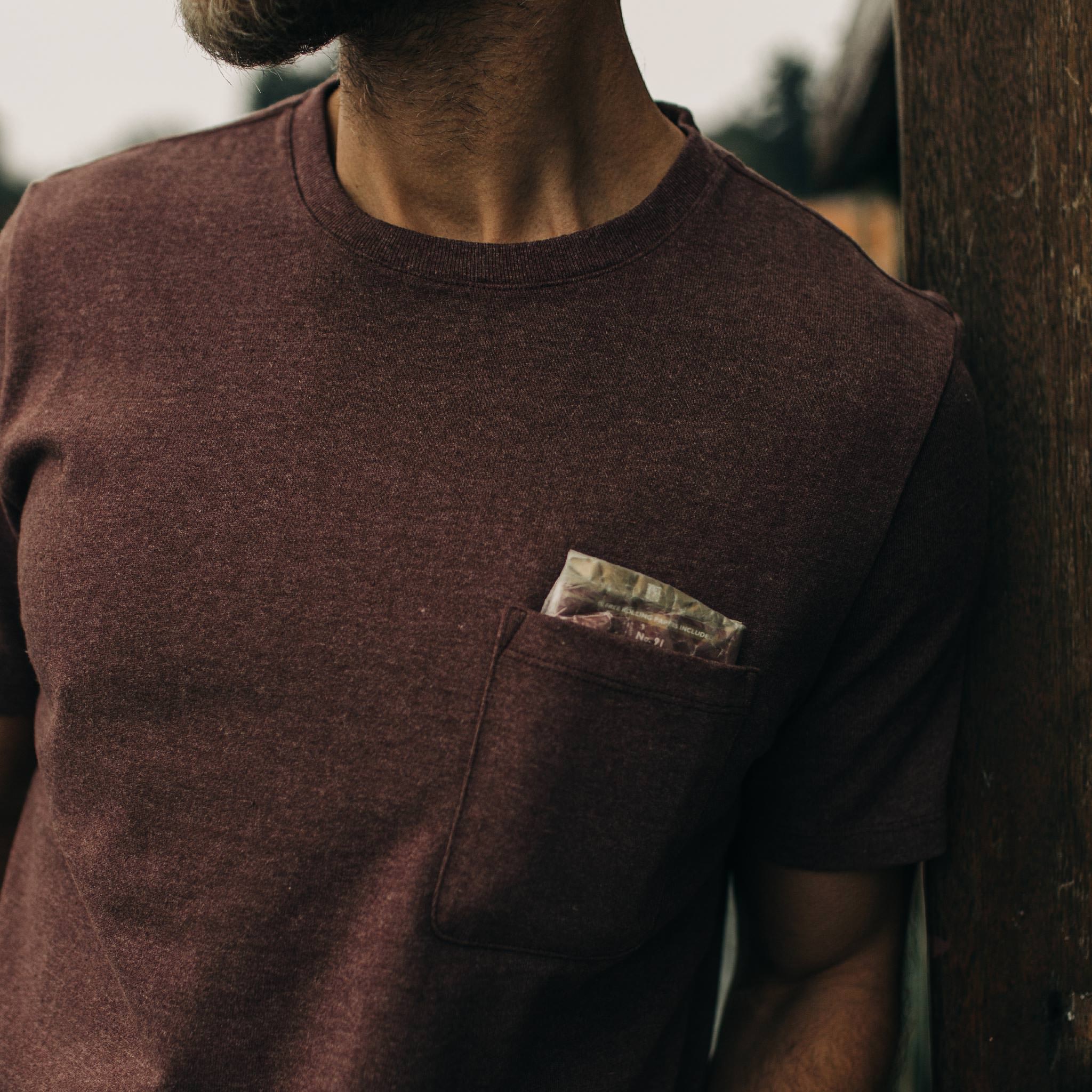 The Heavy Bag Tee in Russet - Image 3