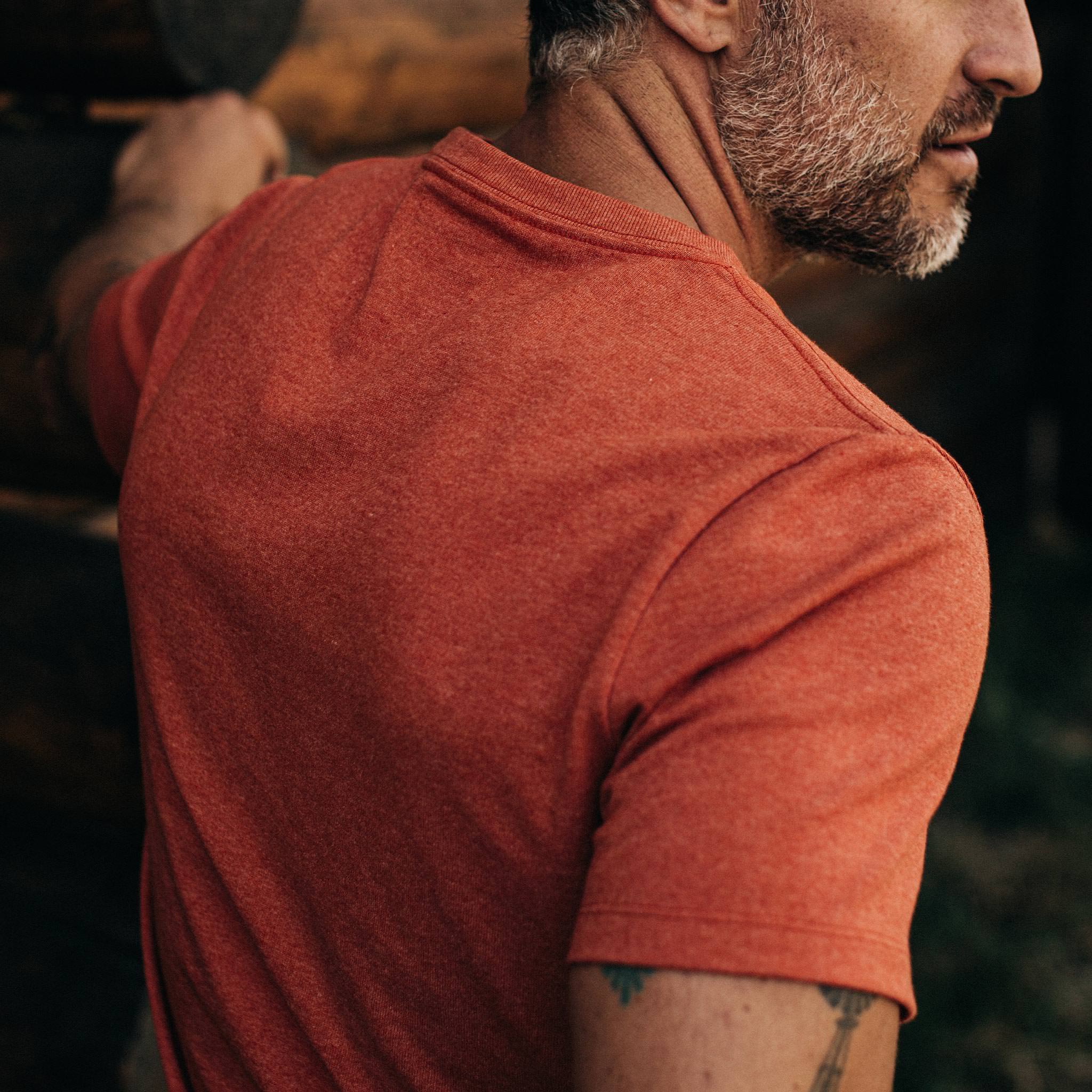The Heavy Bag Tee in Rust - Image 4