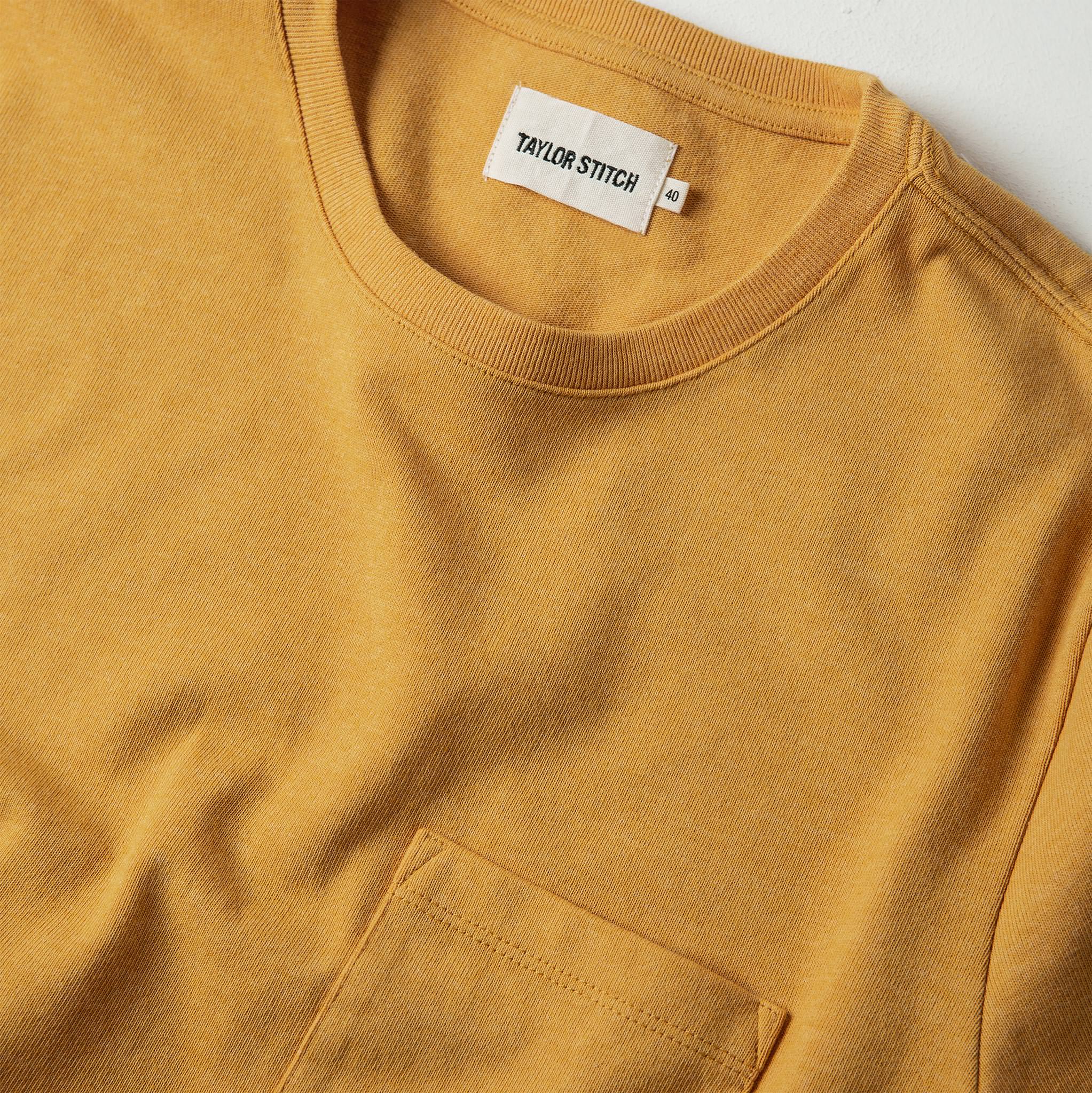 The Heavy Bag Tee in Saffron - Image 5