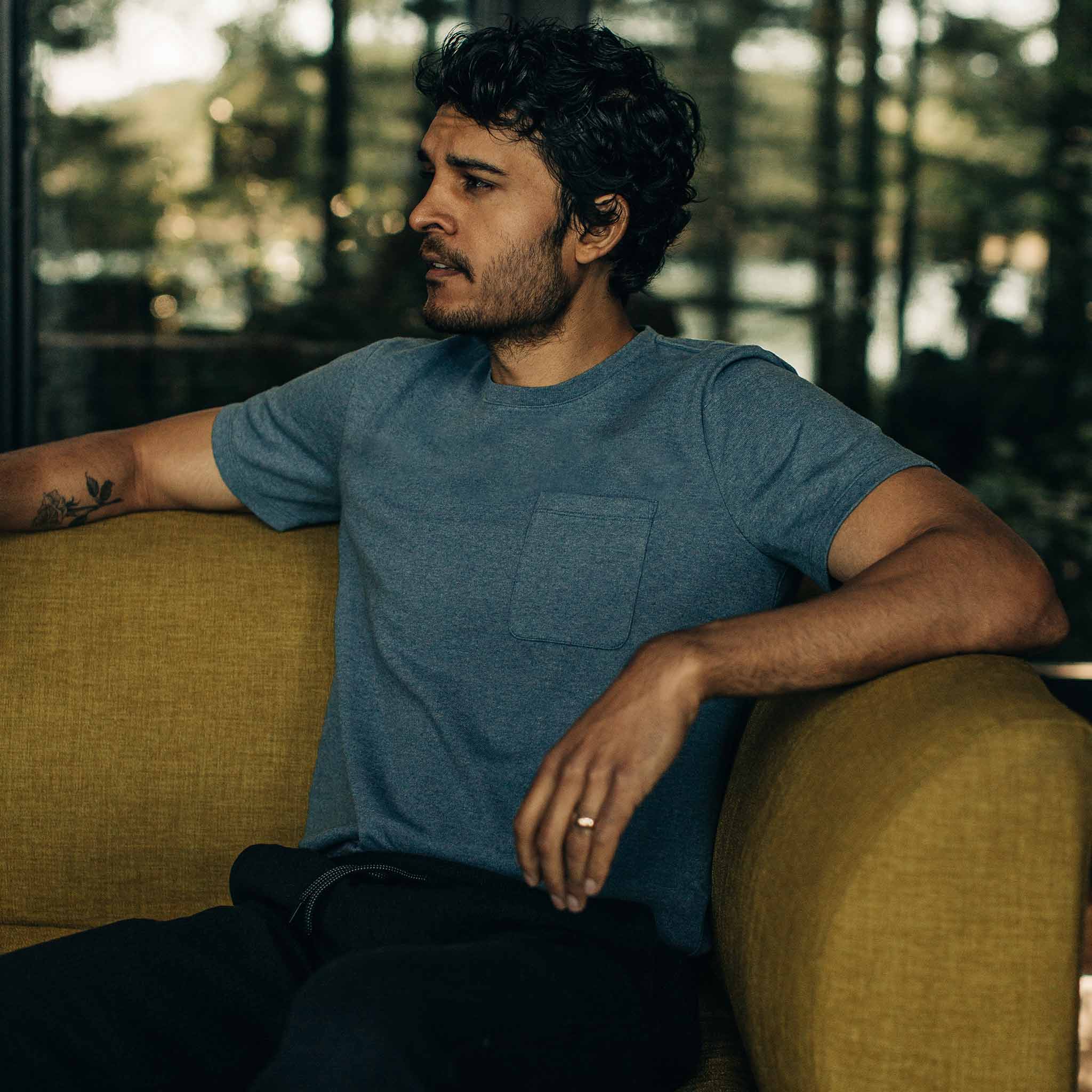 The Heavy Bag Tee in Slate ('20) - Image 2