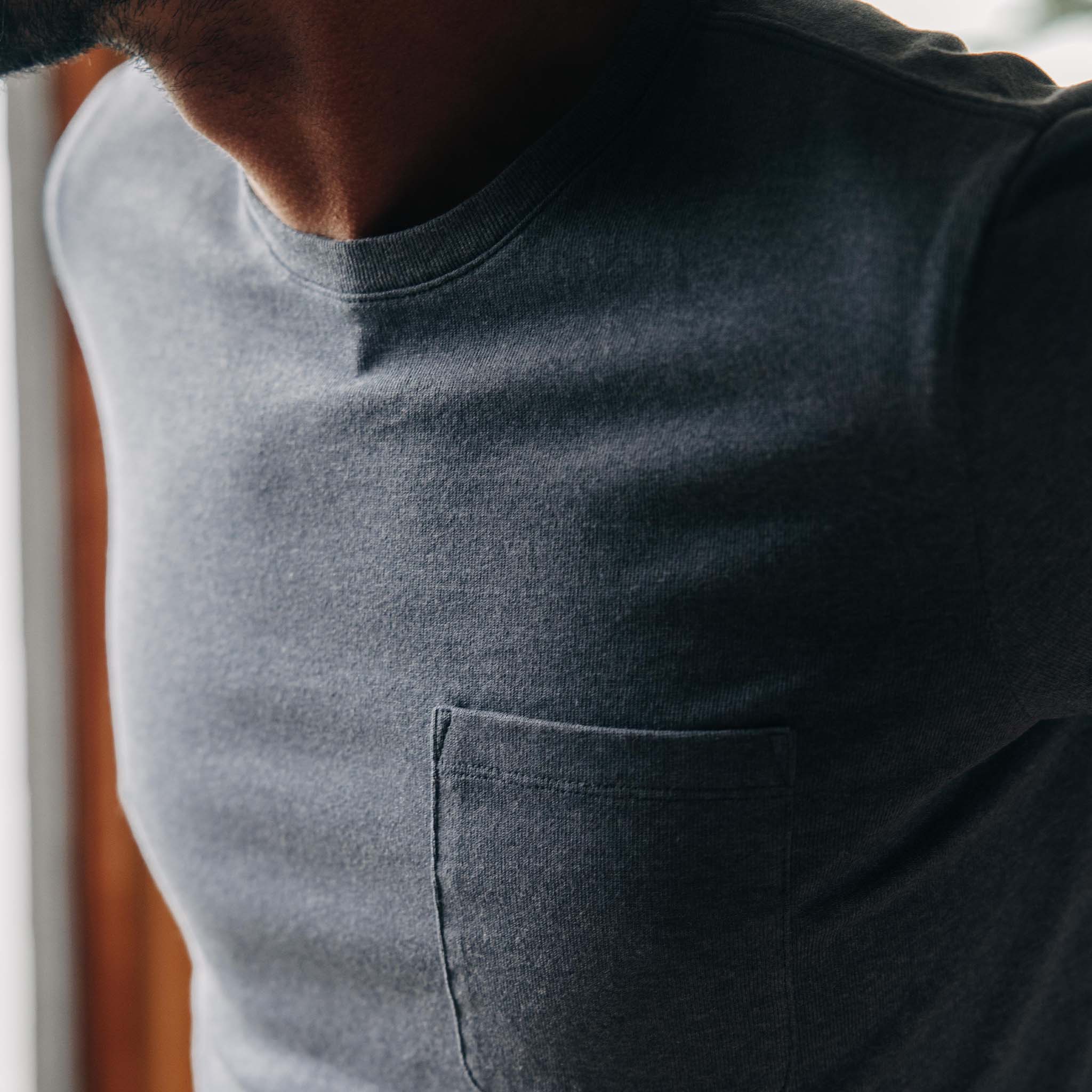 The Heavy Bag Tee in Storm - Image 3