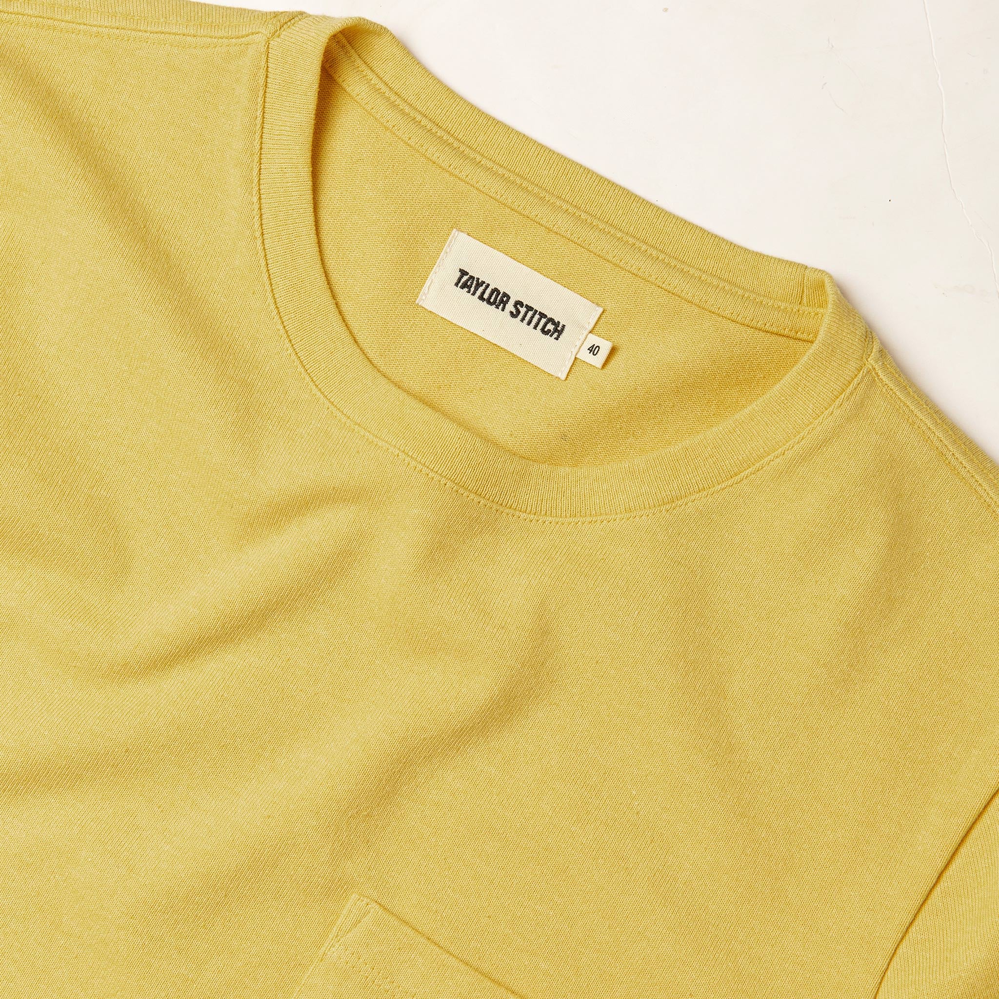 The Heavy Bag Tee in Straw - Image 5
