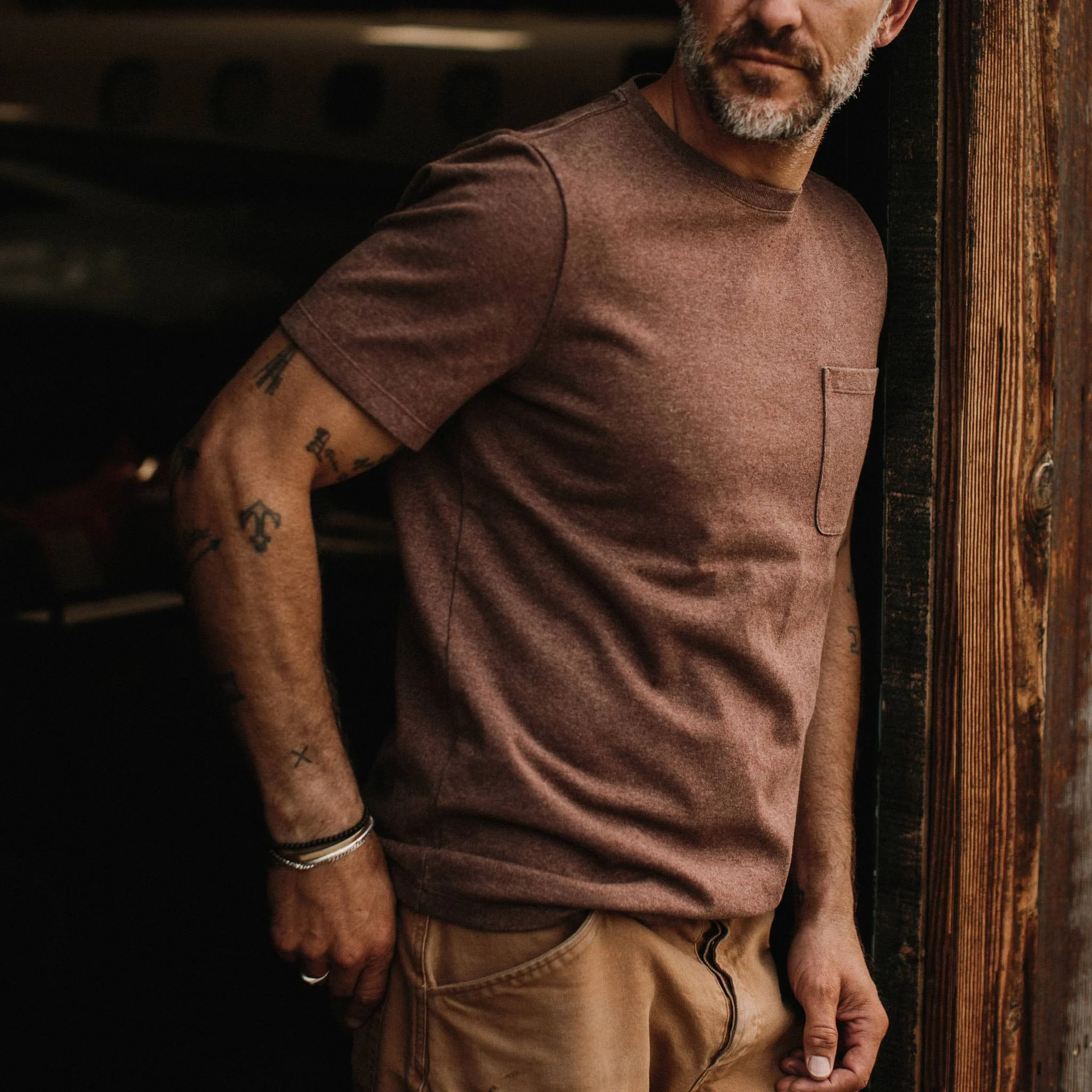 The Heavy Bag Tee in Timber - Image 4
