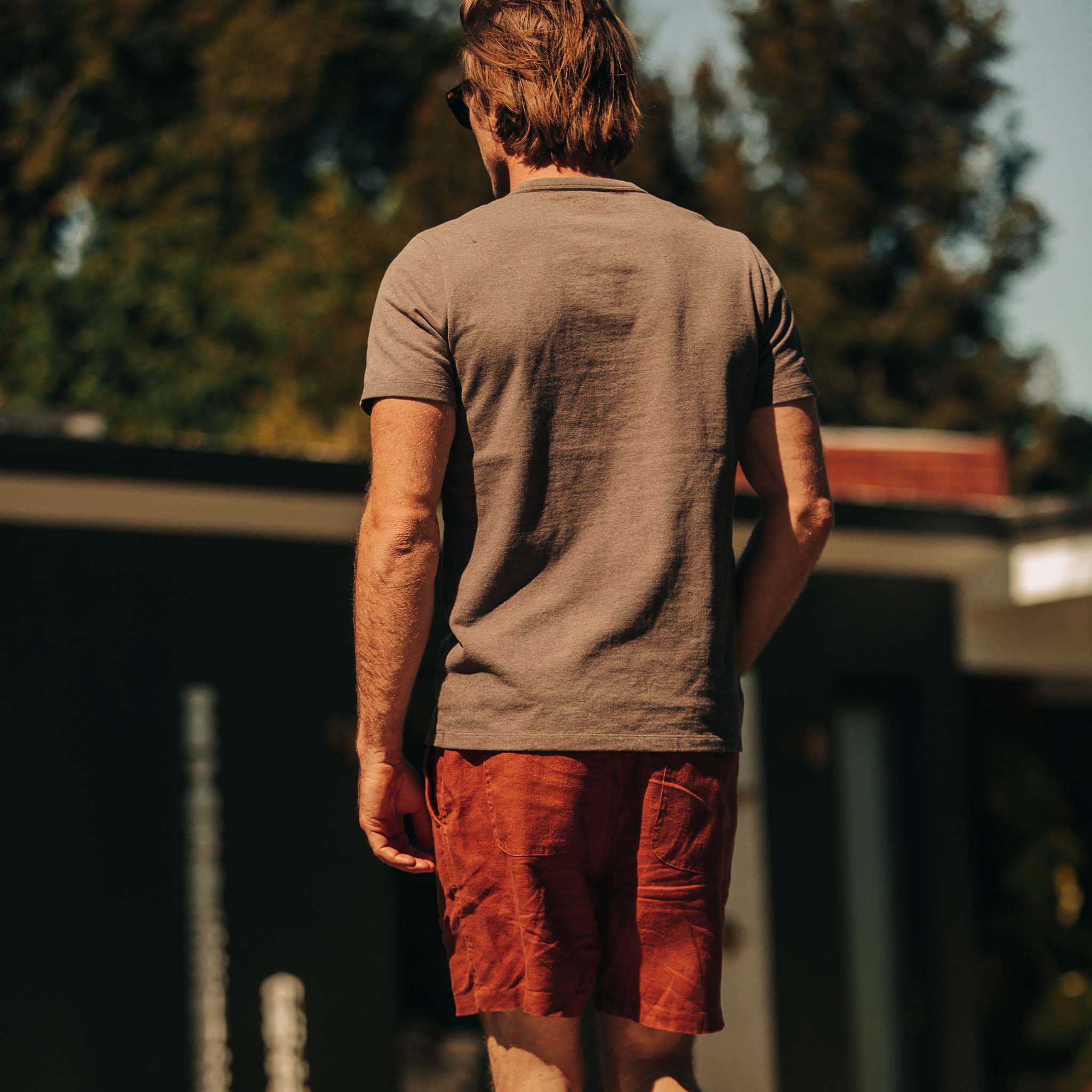 The Heavy Bag Tee in Walnut - Image 4
