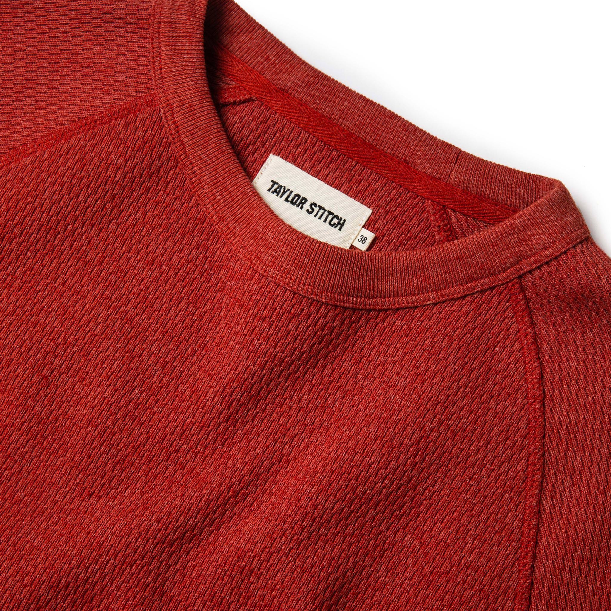 The Heavy Bag Waffle Crewneck in Engine - Image 6