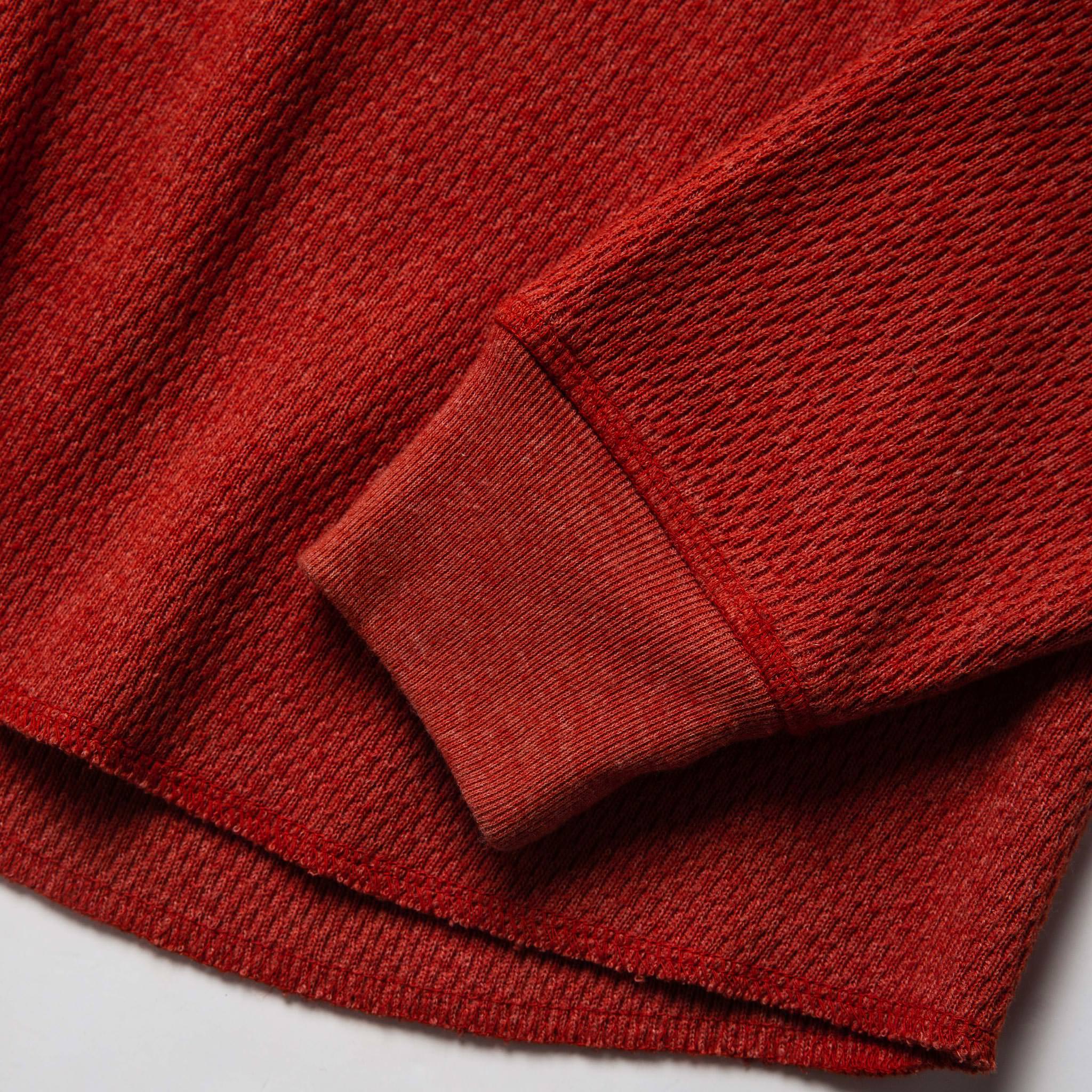 The Heavy Bag Waffle Crewneck in Engine - Image 7