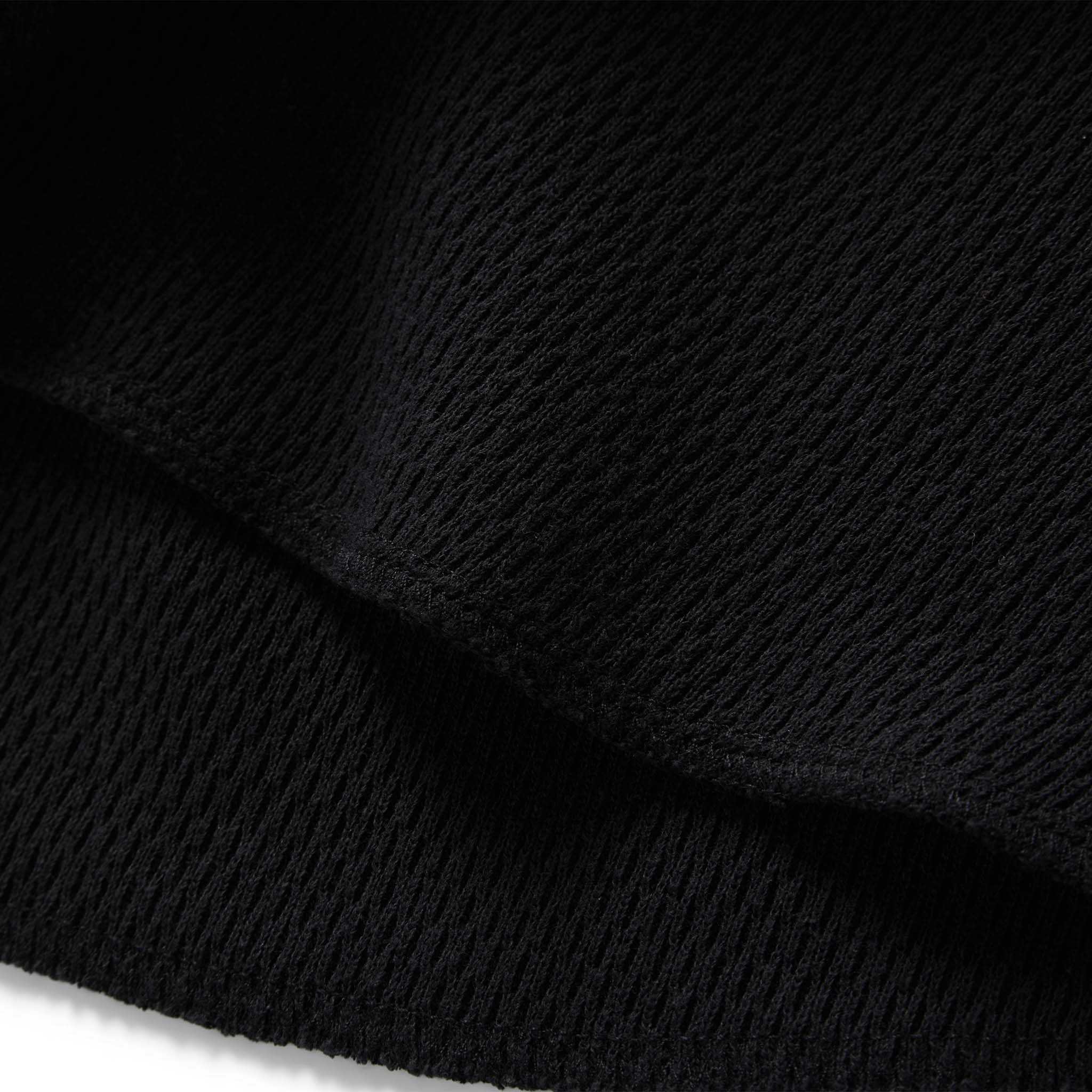 The Heavy Bag Waffle Long Sleeve in Coal - Image 7