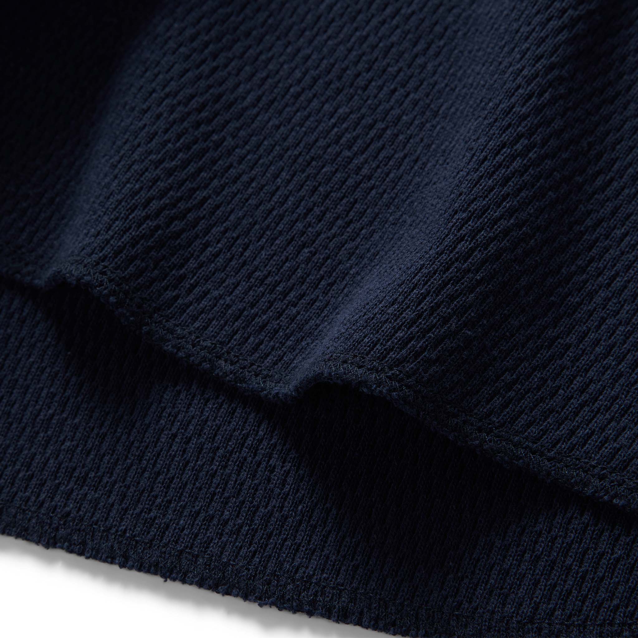 The Heavy Bag Waffle Long Sleeve in Navy - Image 7