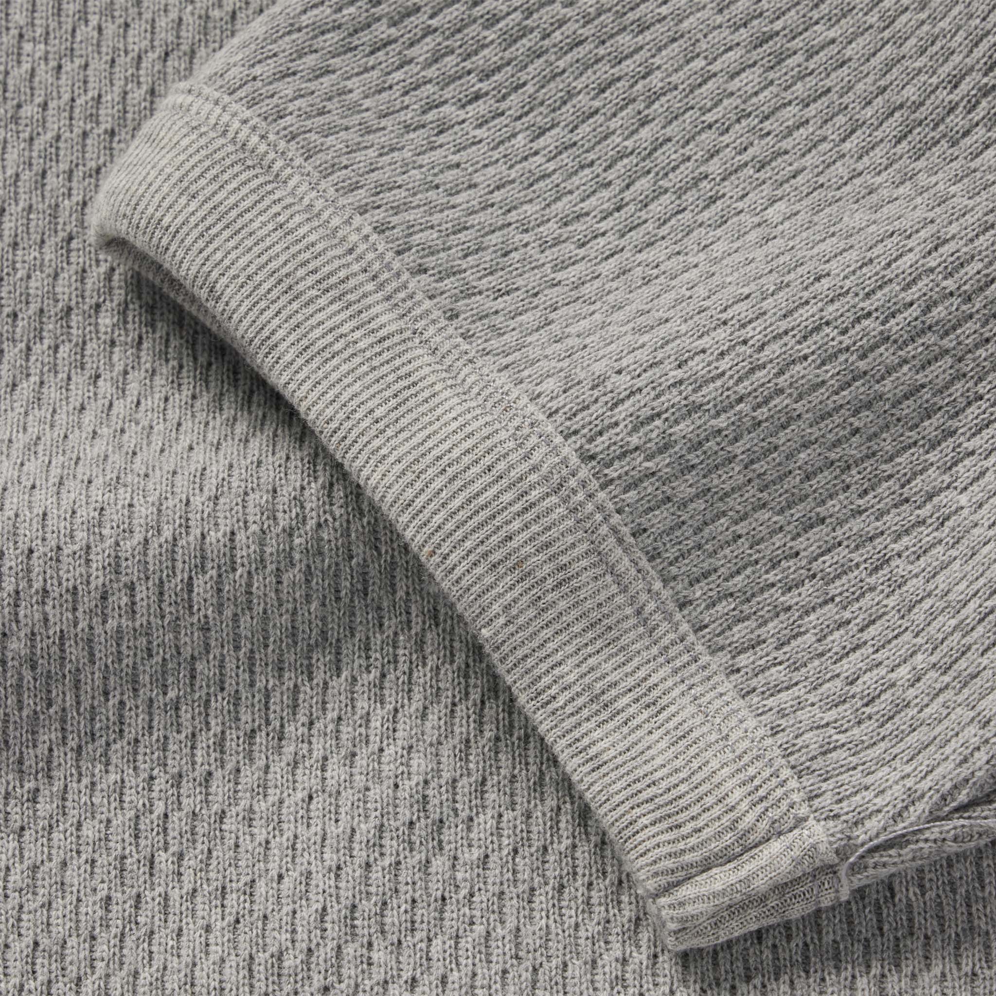 The Heavy Bag Waffle Short Sleeve in Aluminum - Image 6