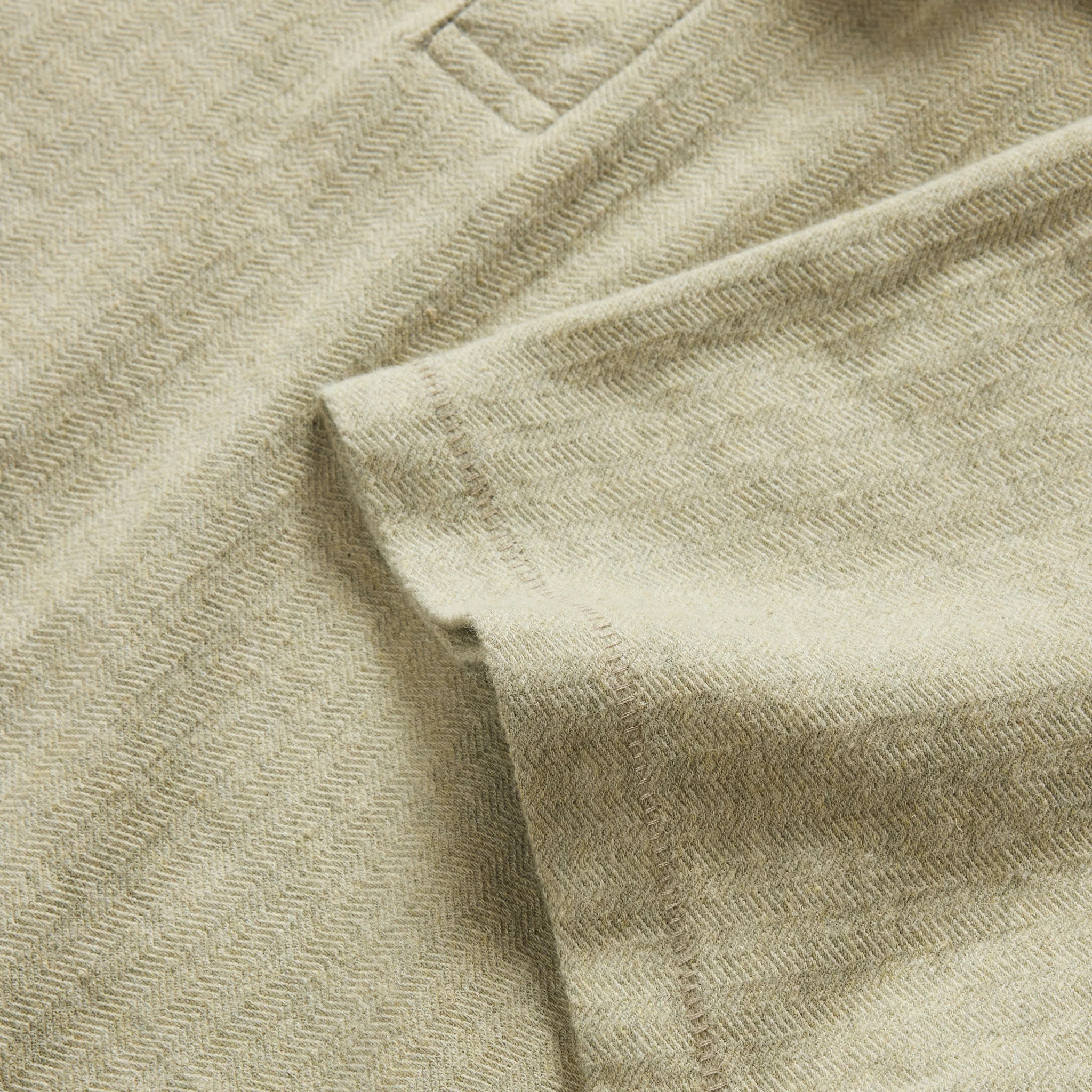 The Herringbone Polo in Heather Sage - Image 5