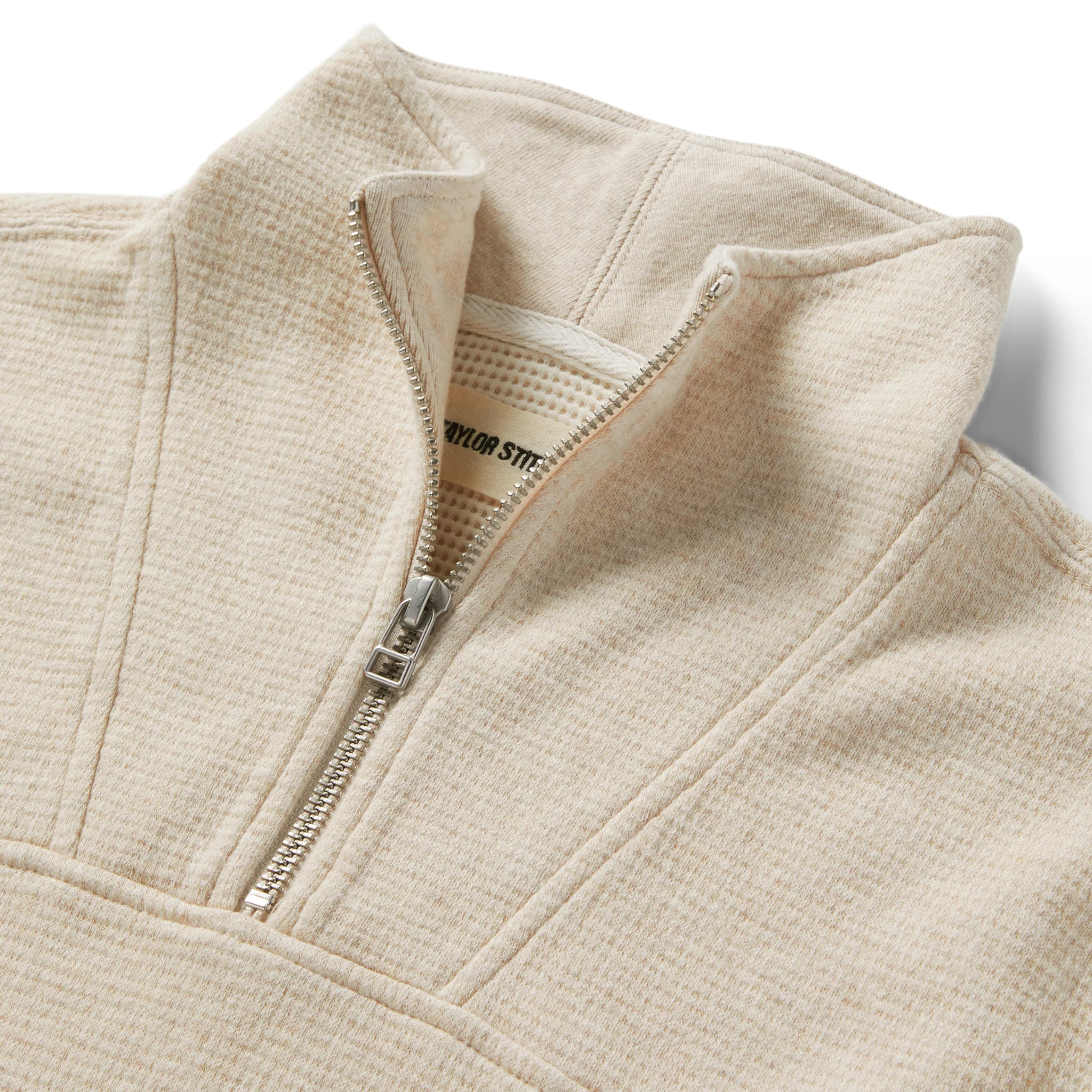 The Horizon Pullover in Oat Heather - Image 5