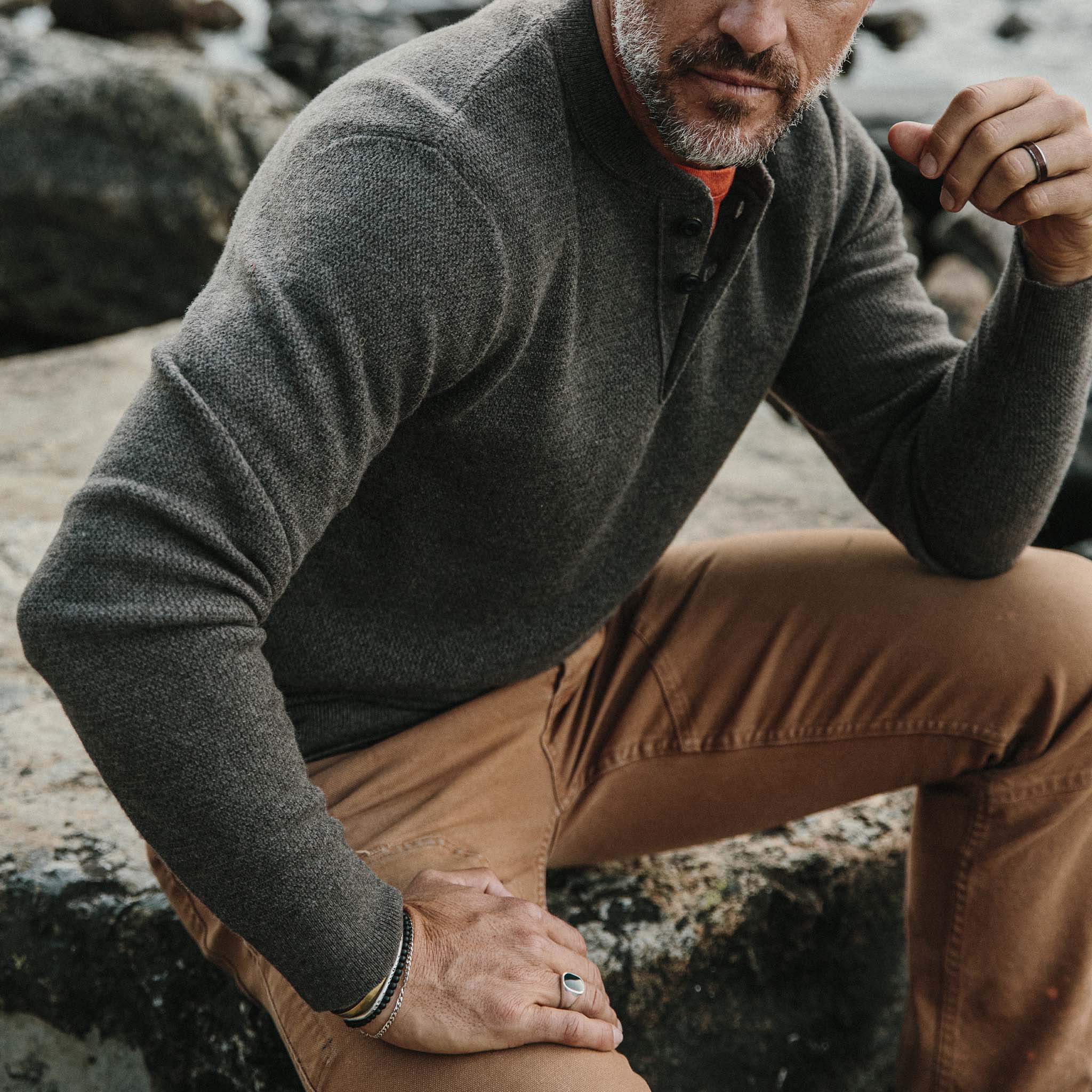 The Hudson Sweater in Walnut - Image 4