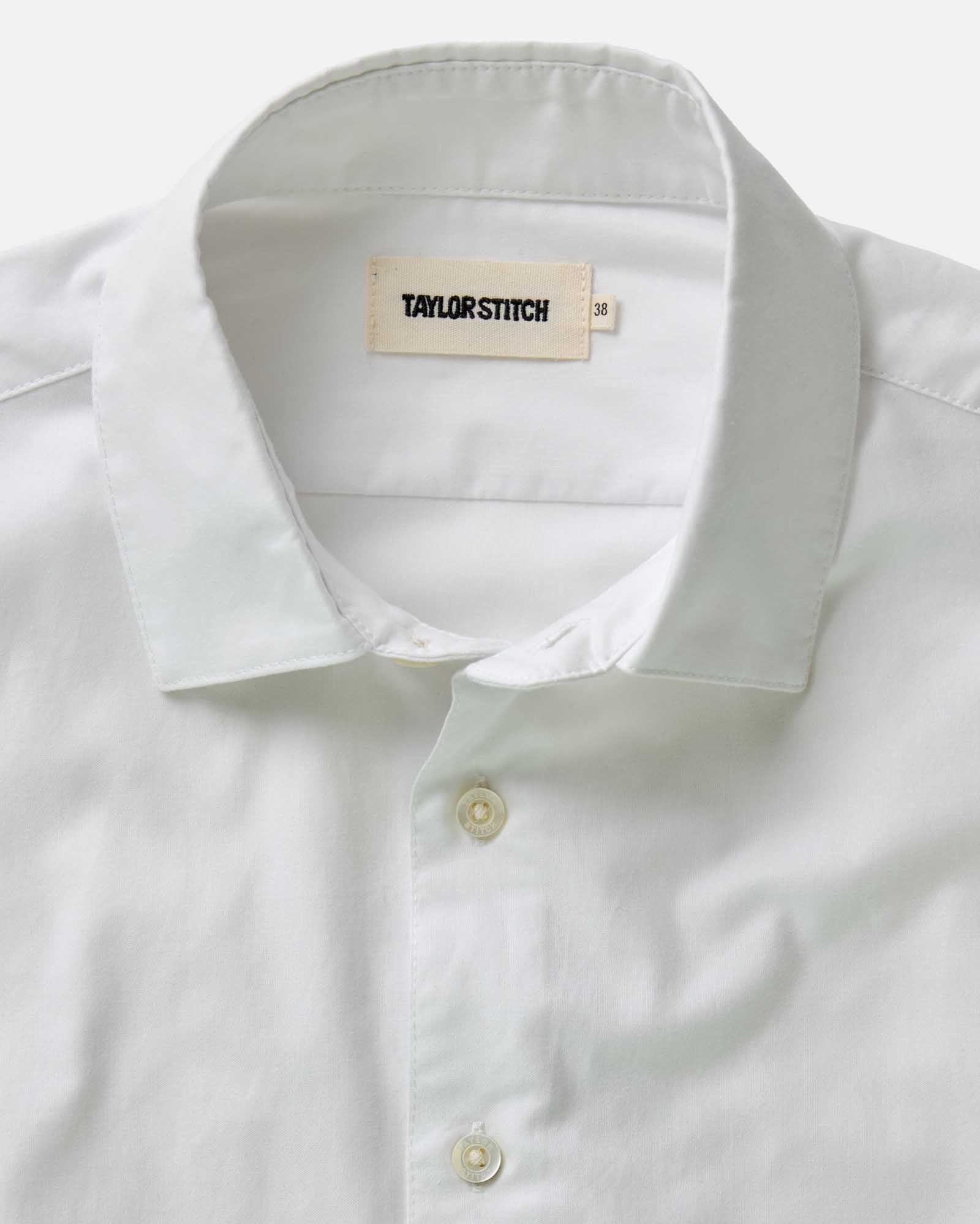 The Hyde Shirt in White Pinpoint Oxford - Image 5