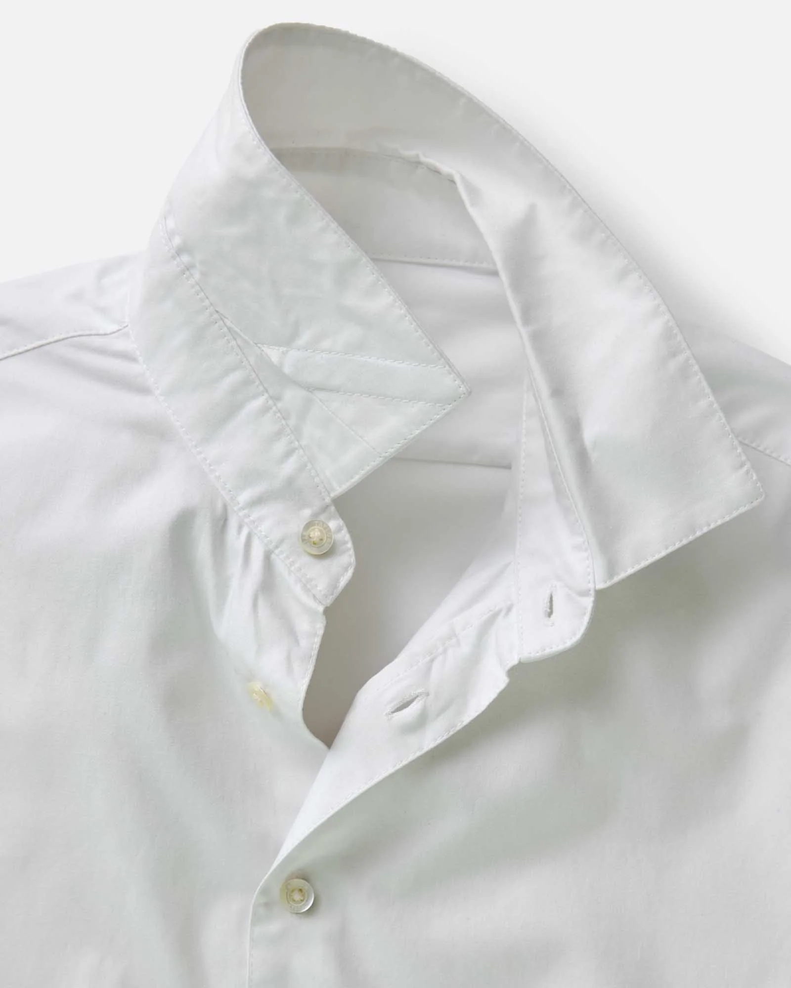 The Hyde Shirt in White Pinpoint Oxford - Image 8