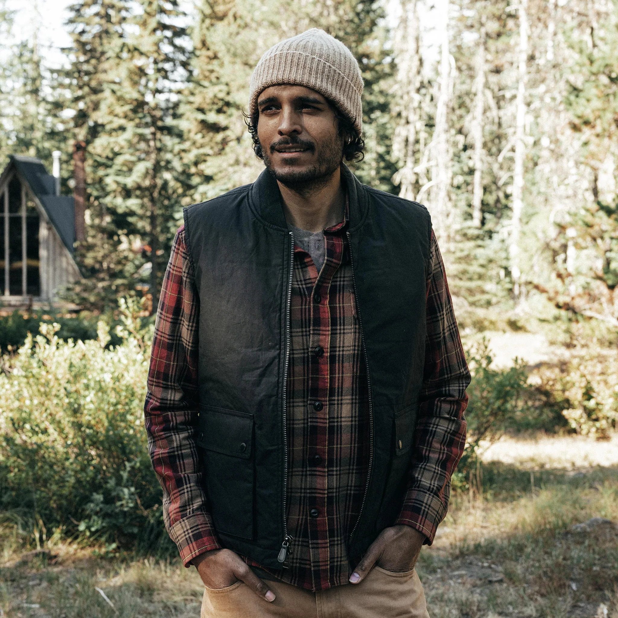 The Ignition Vest in Coal Dry Wax - Image 2