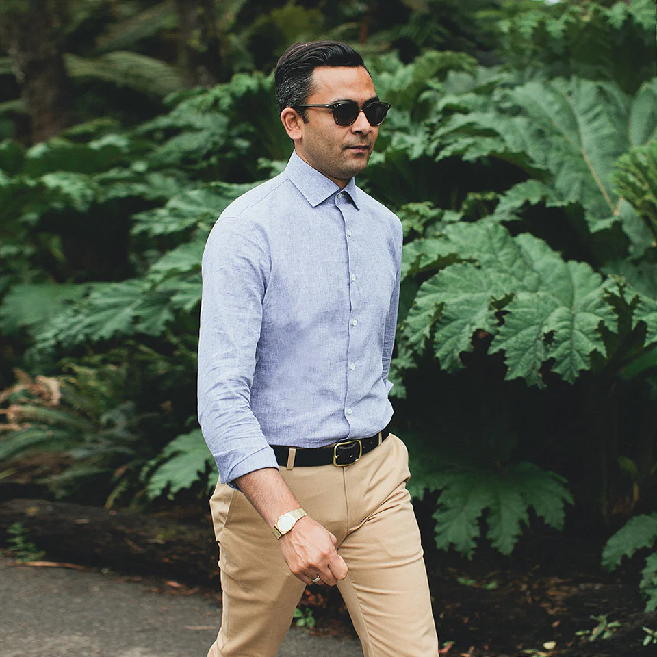 The Hyde in Indigo Cotton and Linen - Image 4