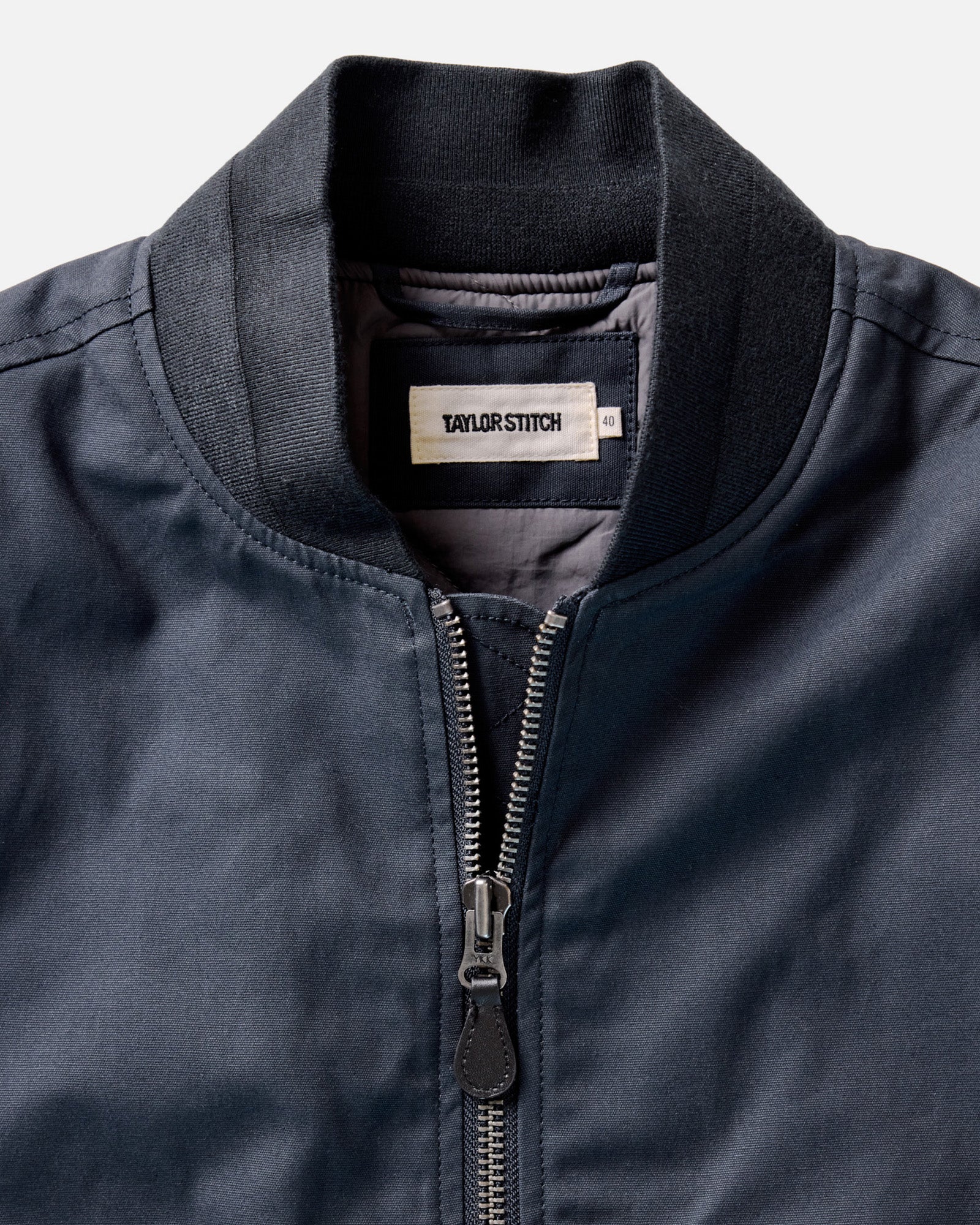 The Insulated Bomber Jacket in Dark Navy Dry Wax - Image 5