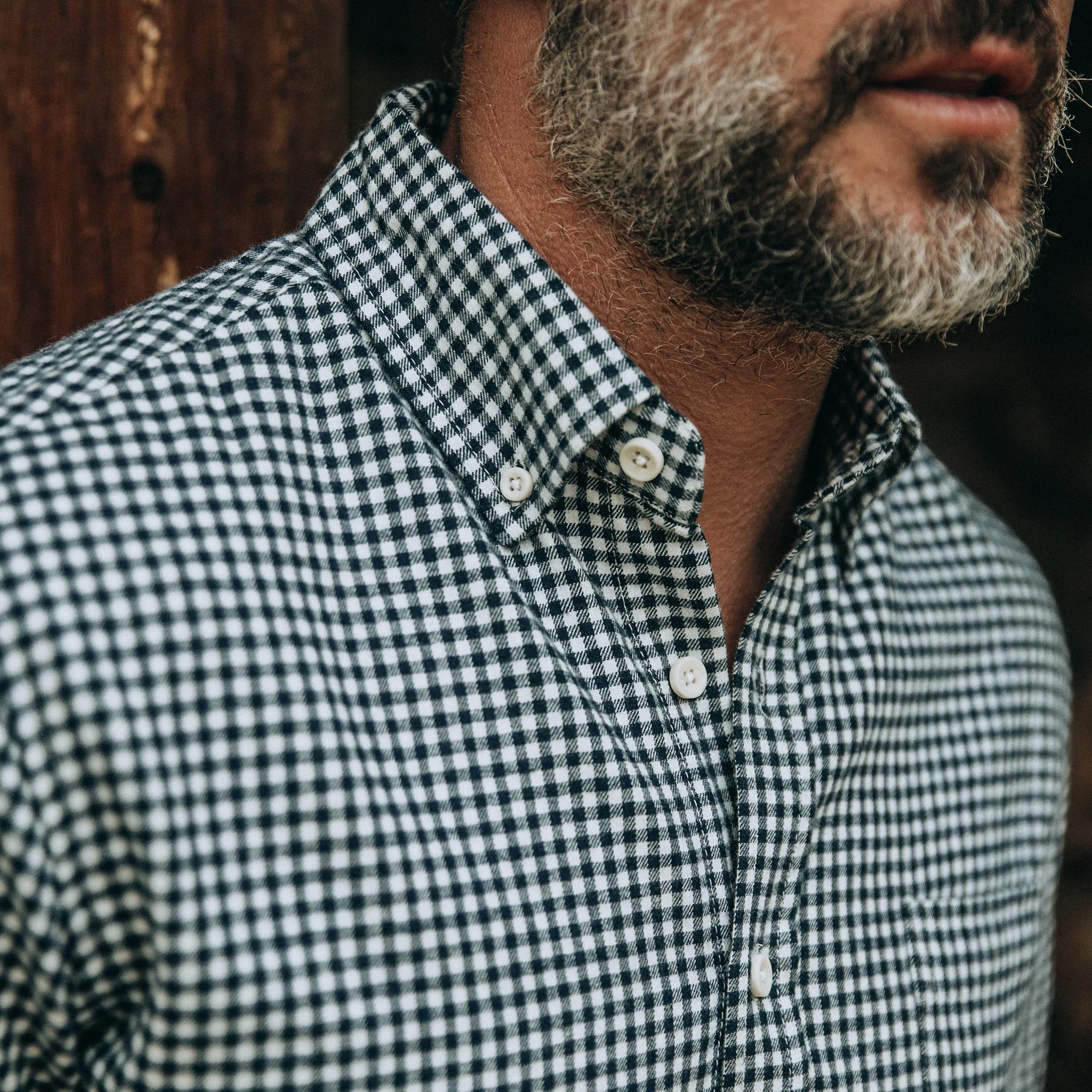 The Jack in Brushed Navy Gingham - Image 3