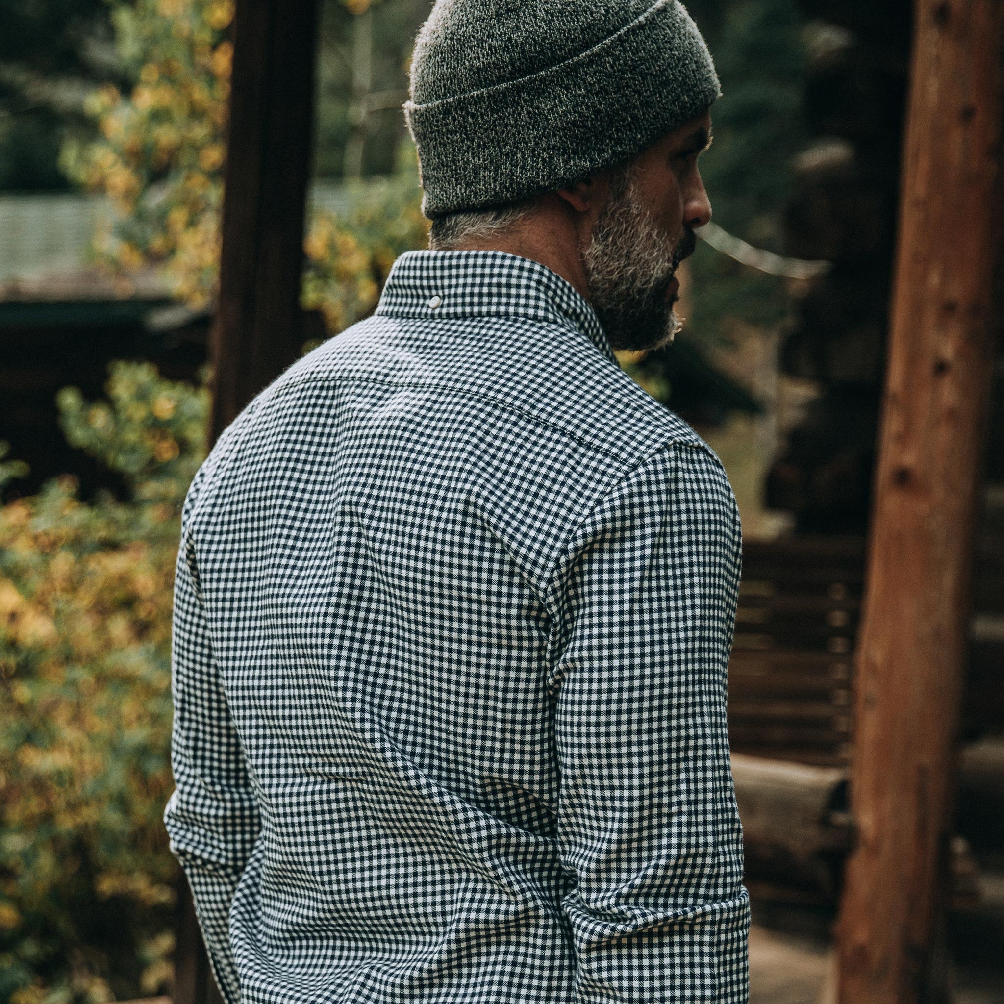 The Jack in Brushed Navy Gingham - Image 5
