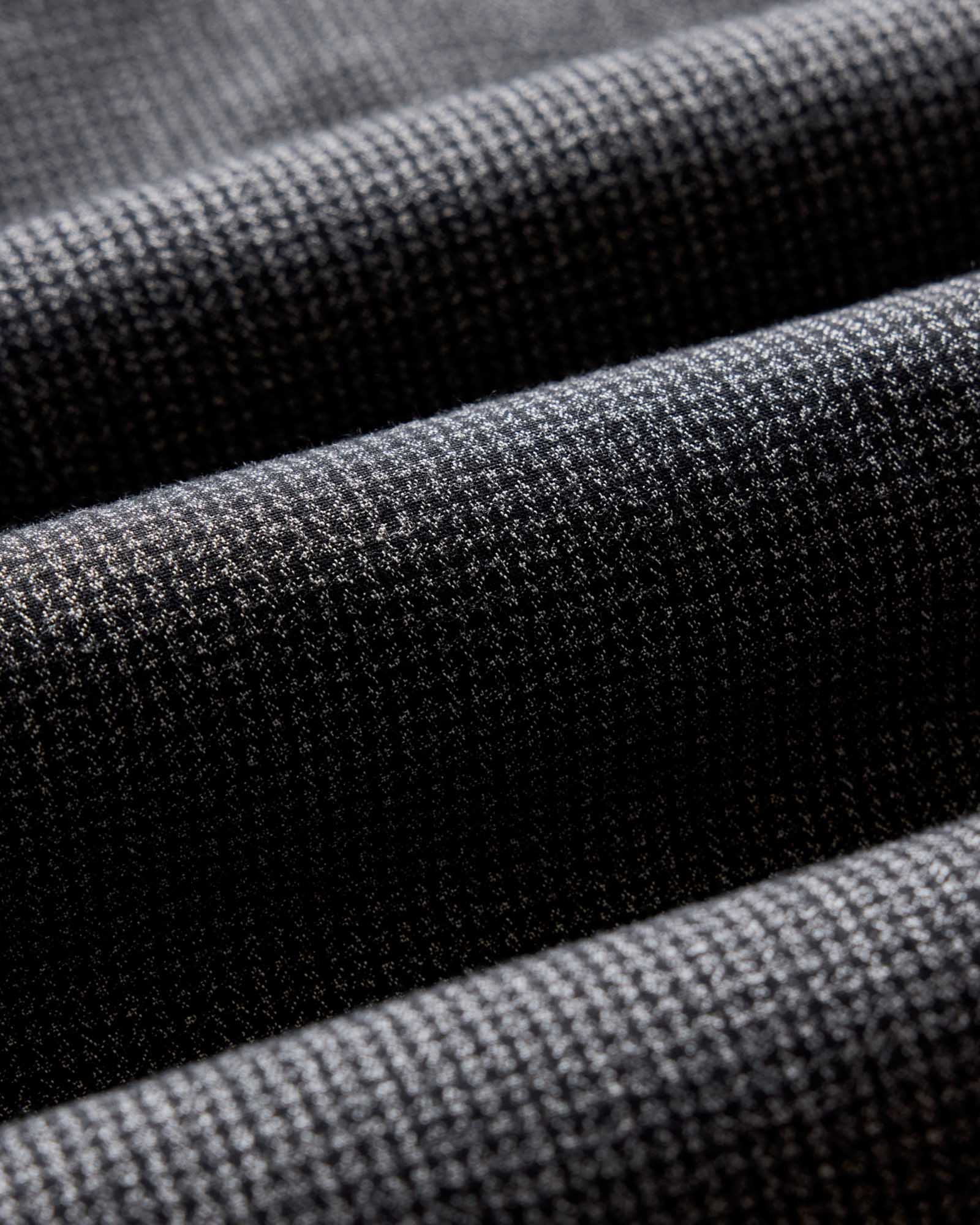 The Jack in Coal Jaspe Check Oxford - Image 7