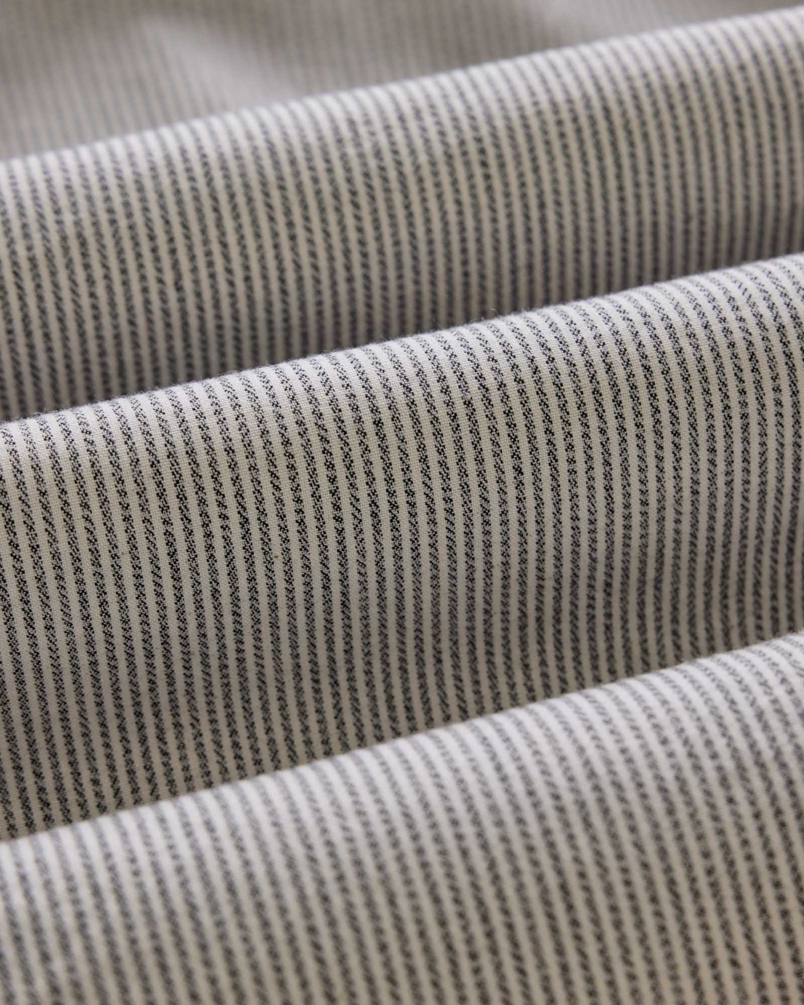 The Jack in Coal Jaspe University Stripe Oxford - Image 9