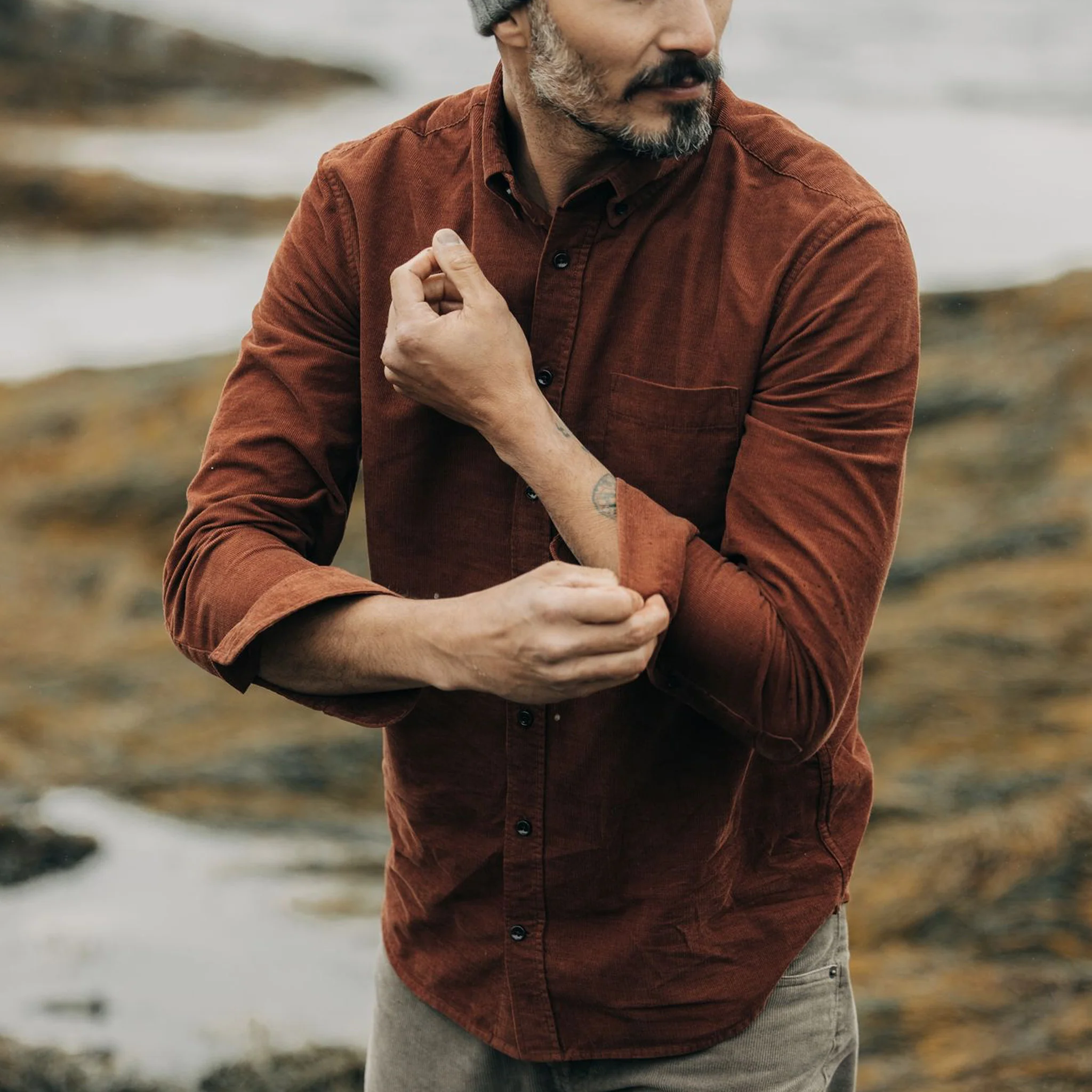 The Jack in Copper Heathered Pincord - Image 2